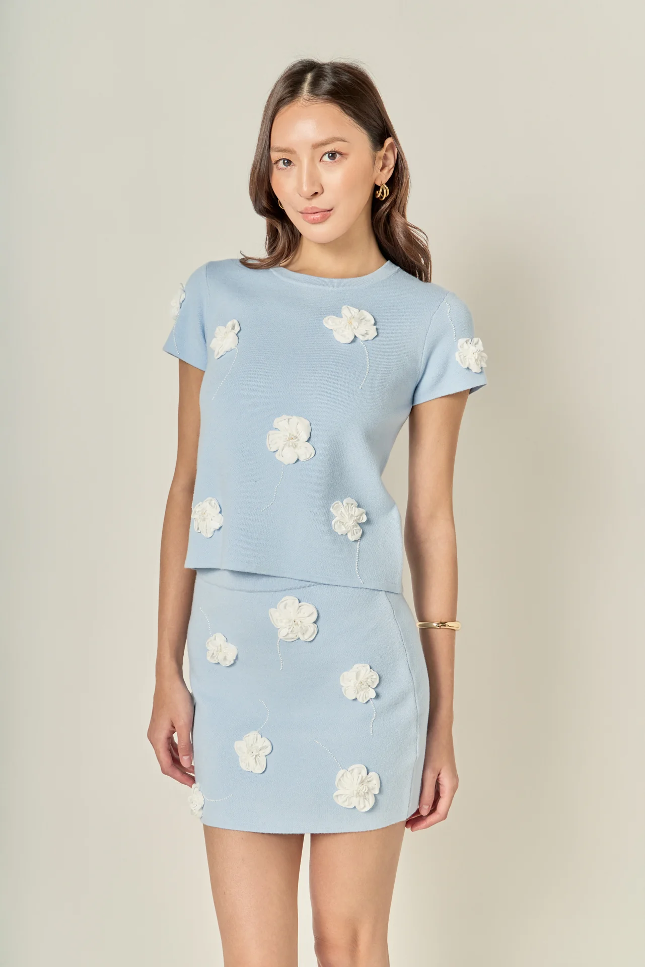 3D Flower Knit Skirt - Image 10