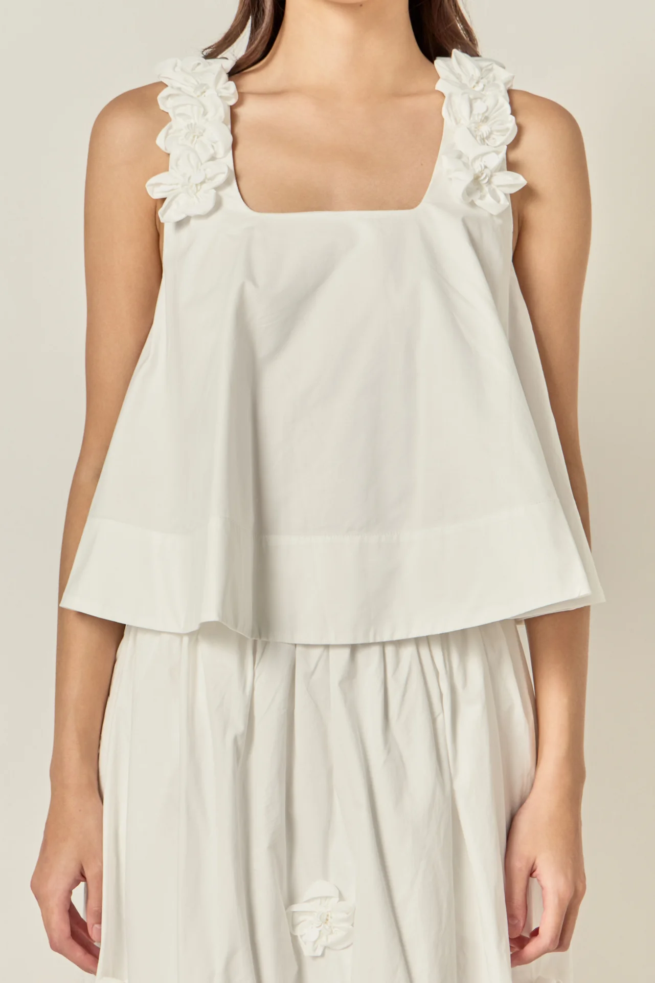 3D Flower Sleeveless Top - Image 2