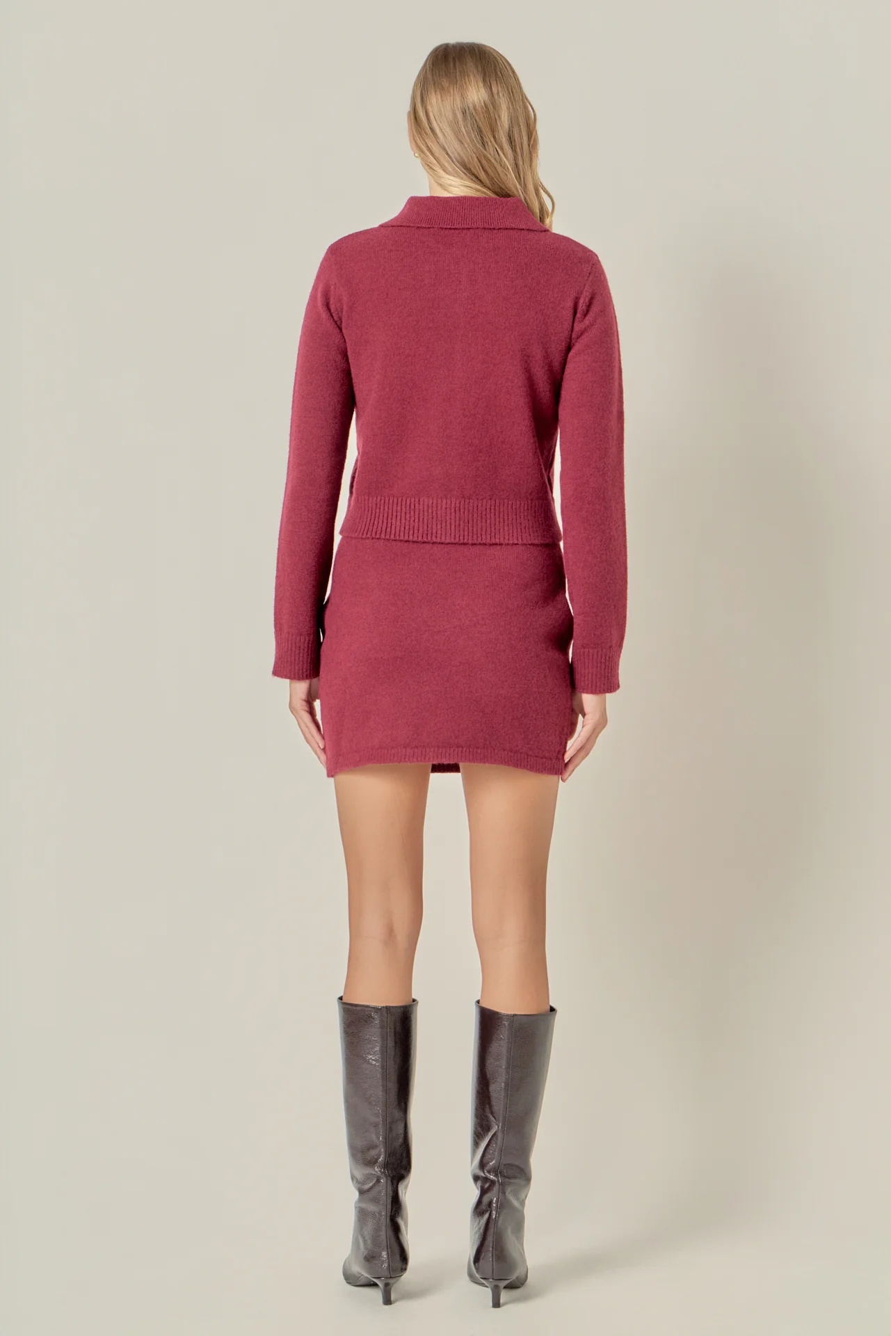Argyle Knit Skirt - Image 4