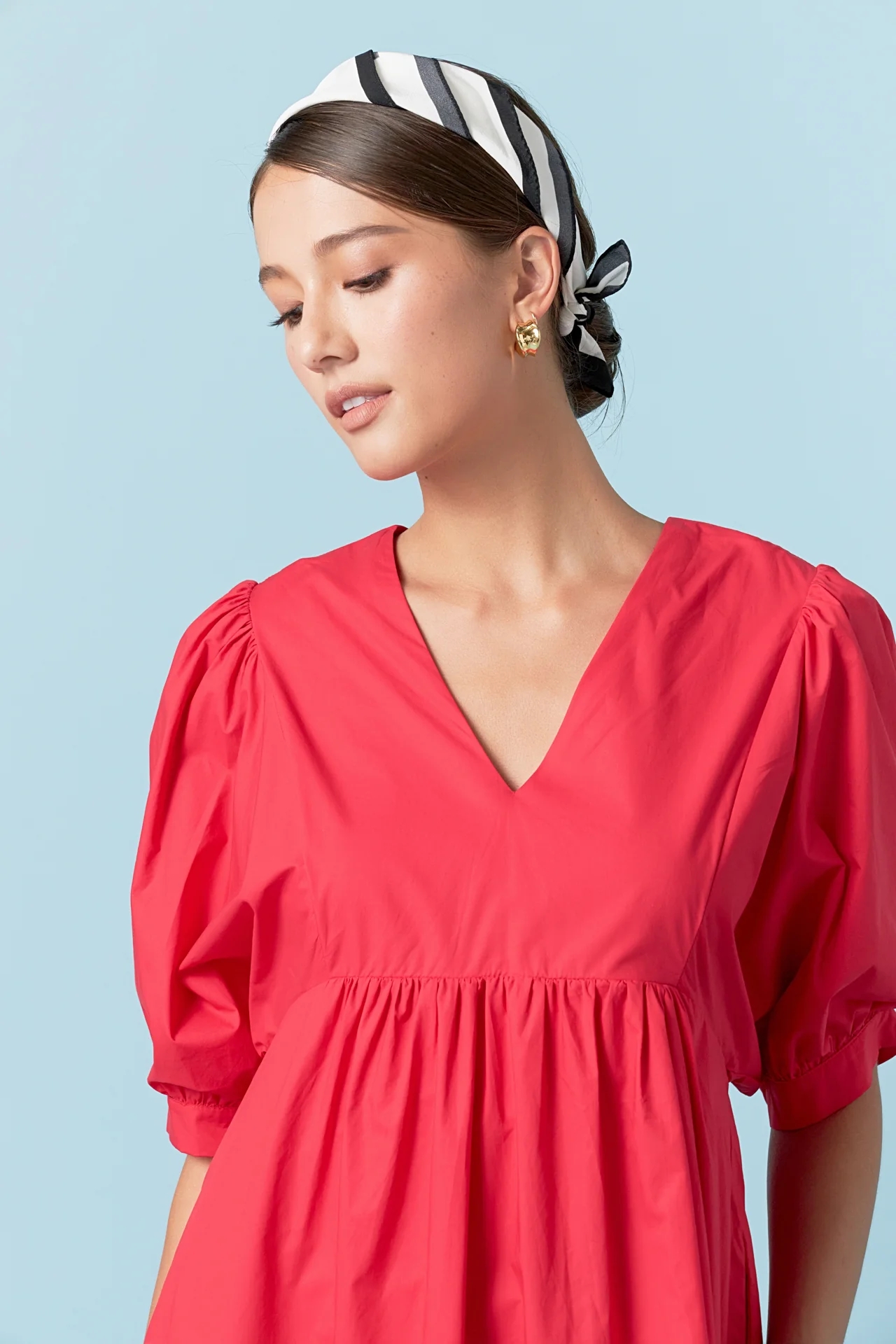 Back Bow Detail Midi Dress - Image 5