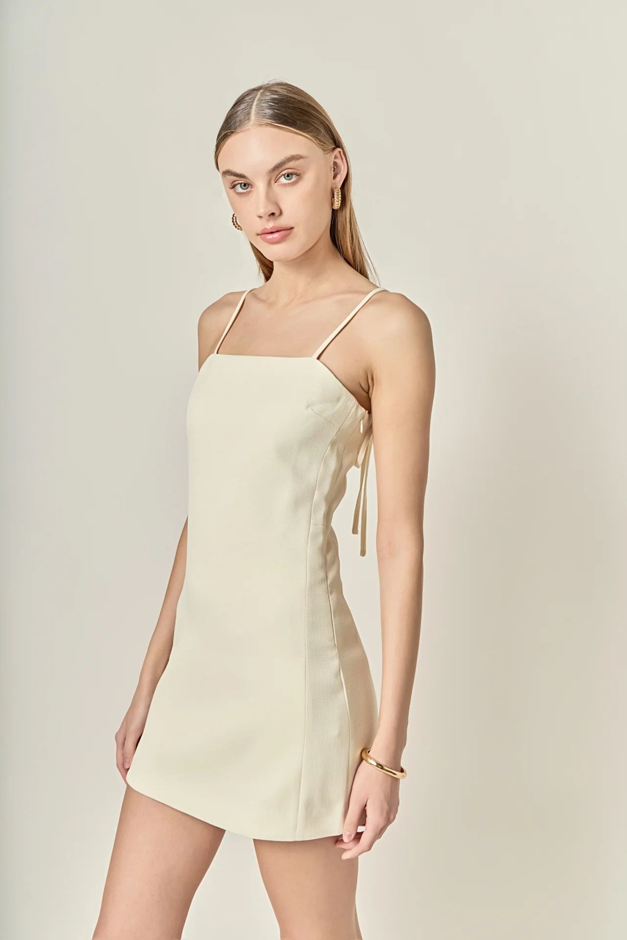Back Bow Sleeveless Mini Dress - Image 5