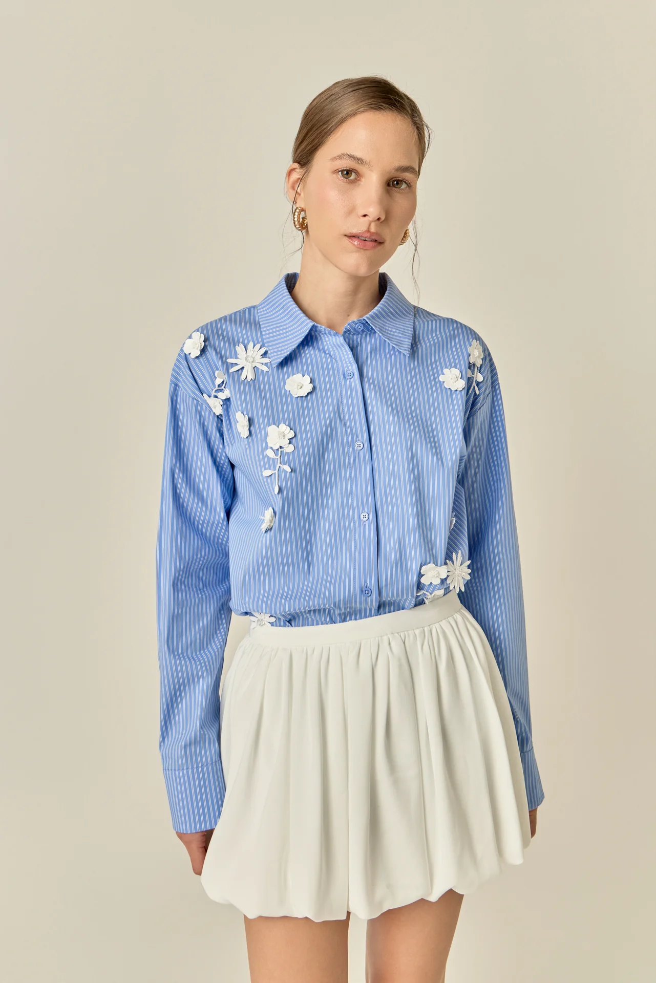 Bubble Hem Mini Skirt - Image 5