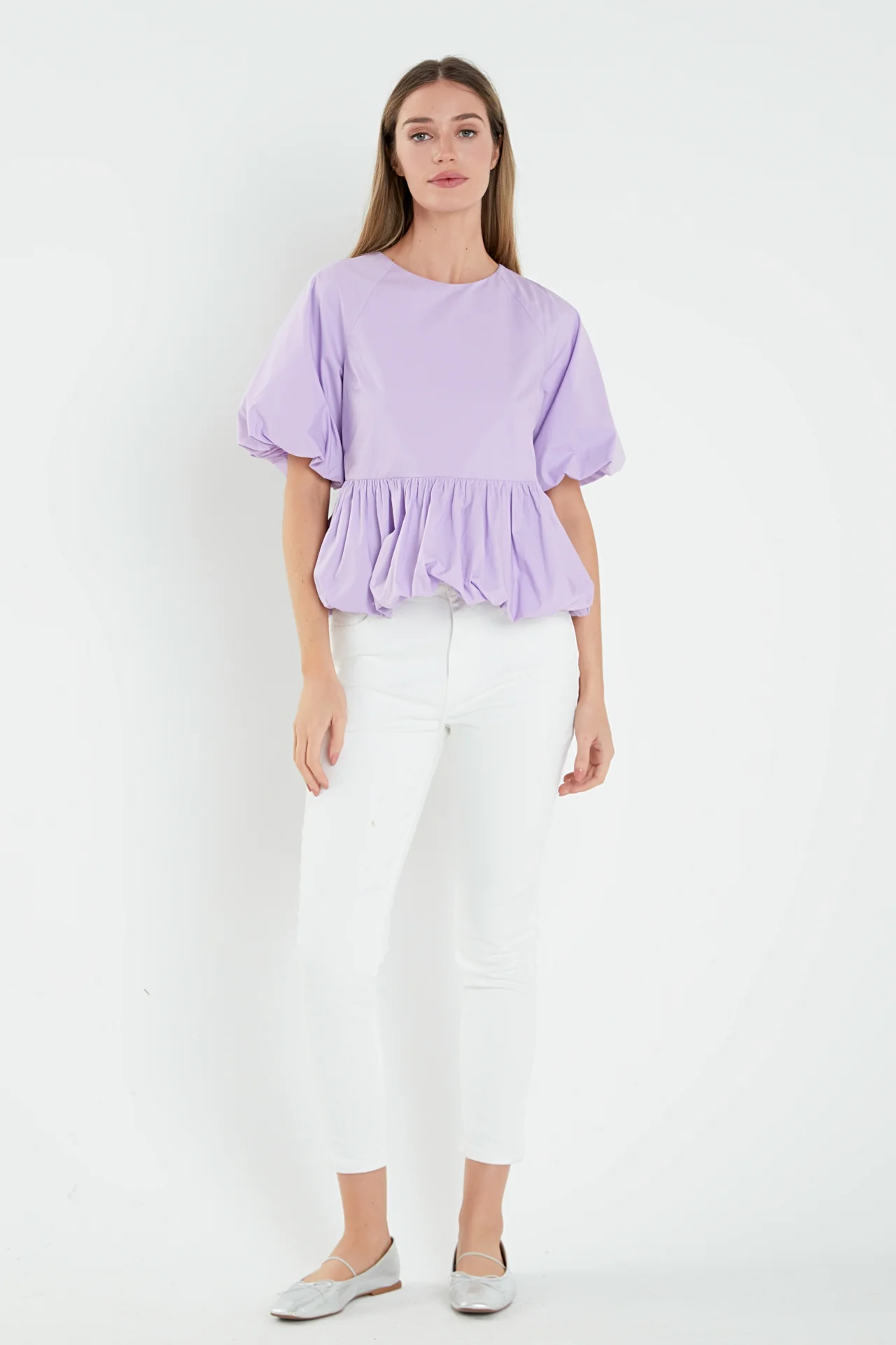 Balloon Poplin Top - Image 11