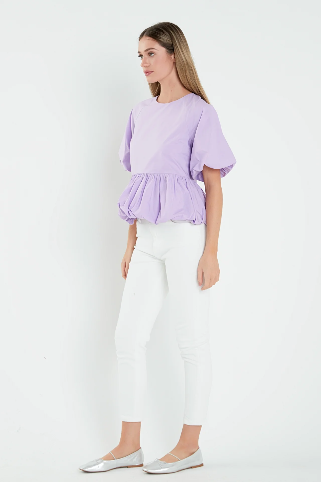 Balloon Poplin Top - Image 13