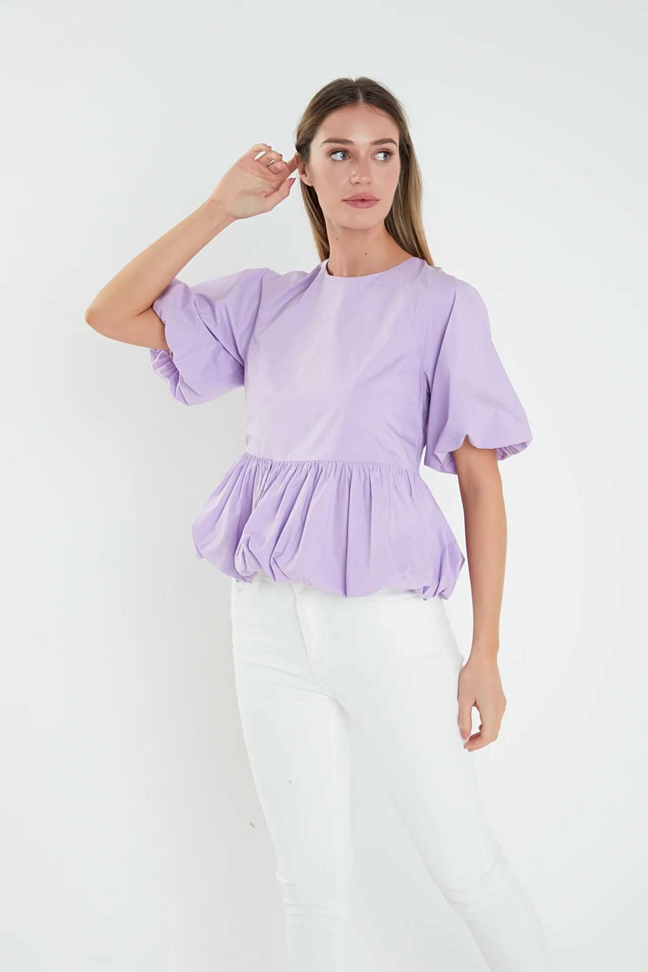 Balloon Poplin Top - Image 15