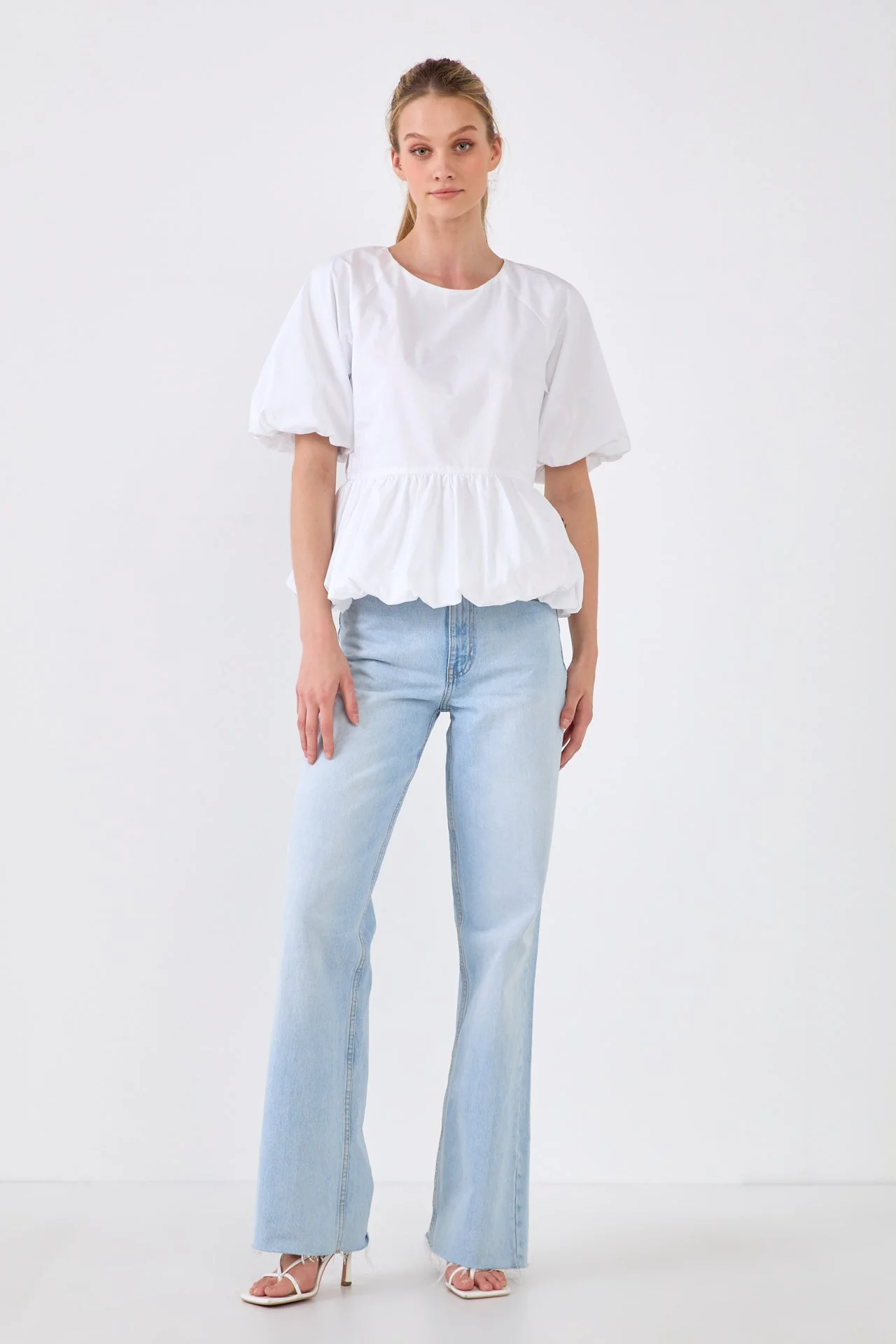 Balloon Poplin Top - Image 16