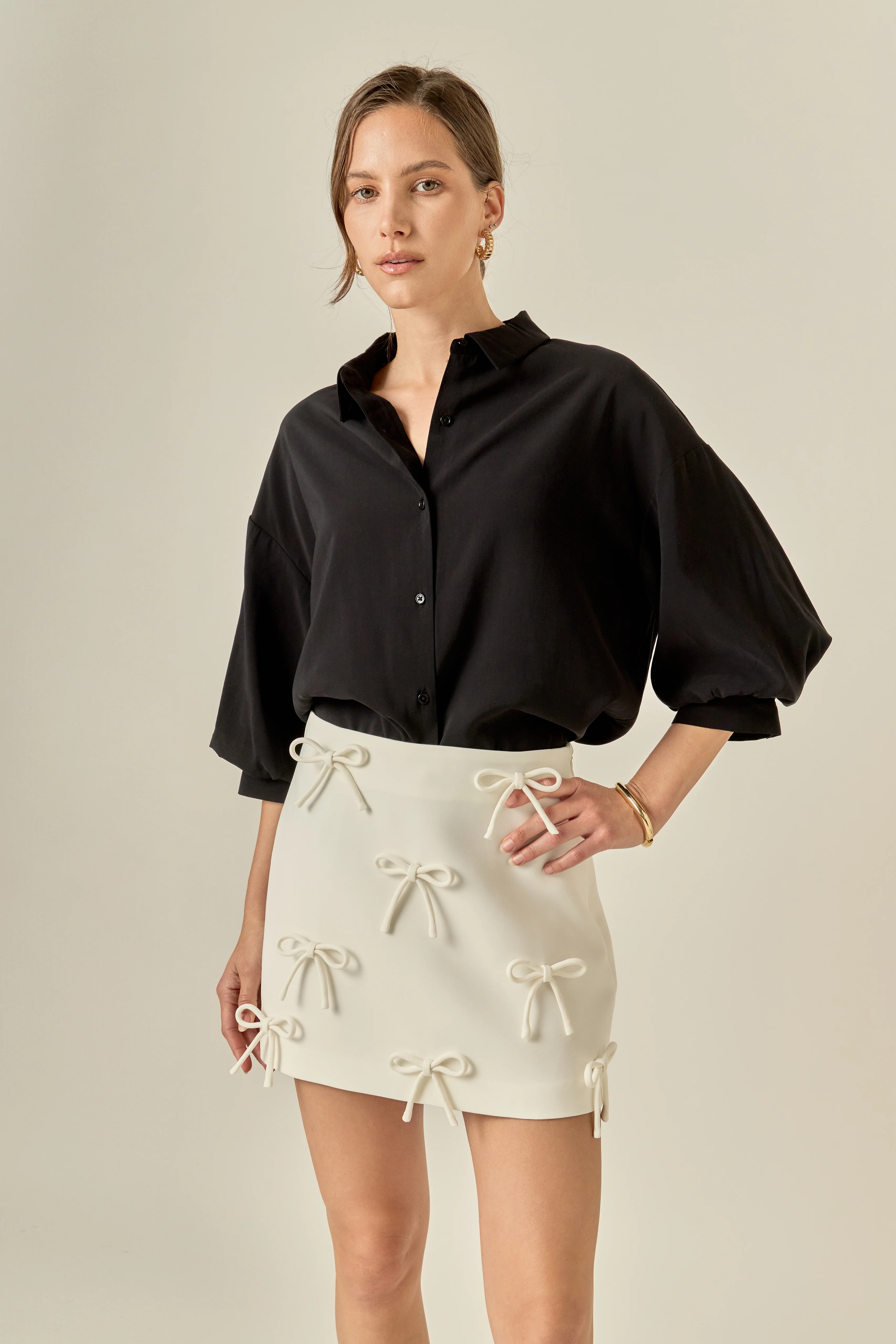 Balloon Sleeve Blouse - Image 17
