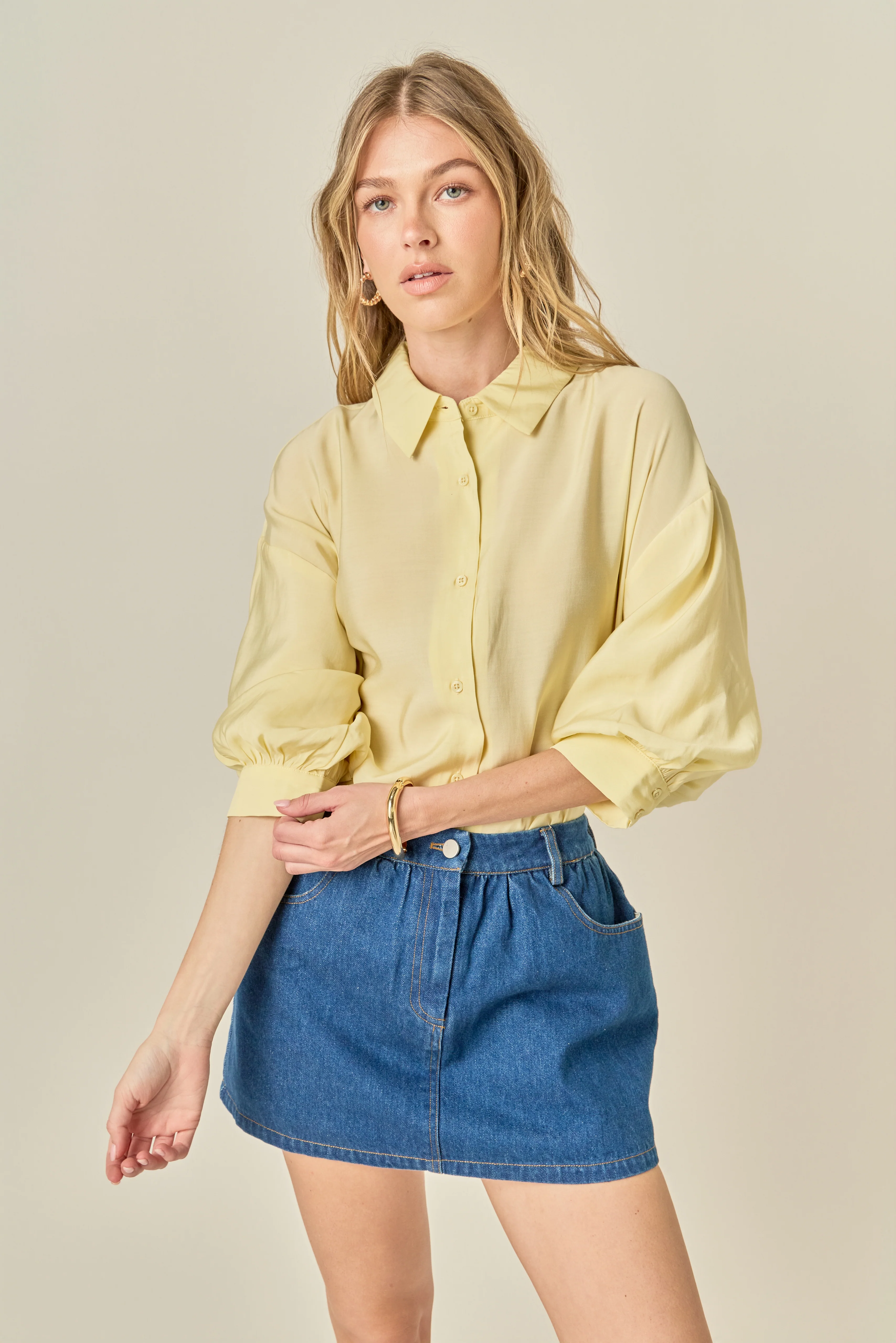 Balloon Sleeve Blouse - Image 23