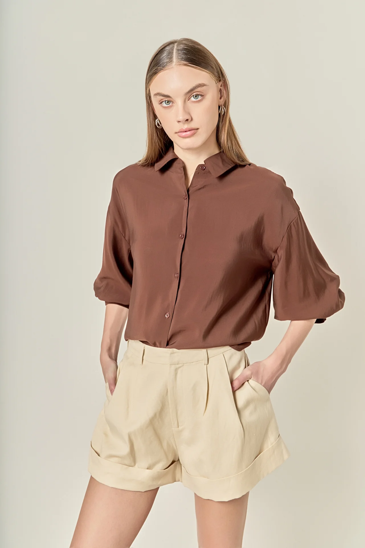Balloon Sleeve Blouse - Image 28
