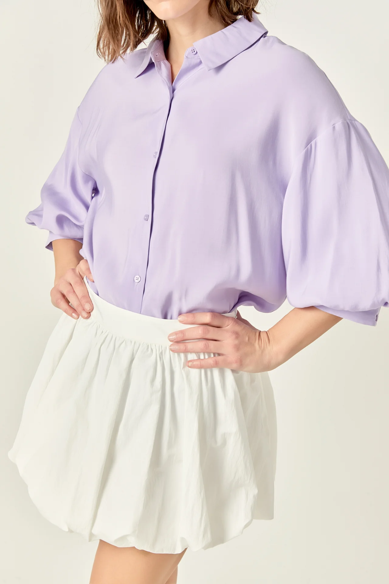 Balloon Sleeve Blouse - Image 36