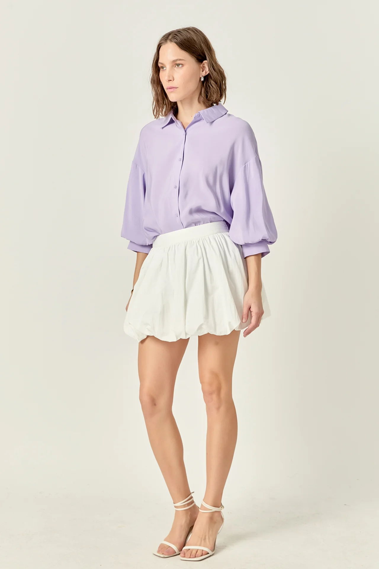 Balloon Sleeve Blouse - Image 37