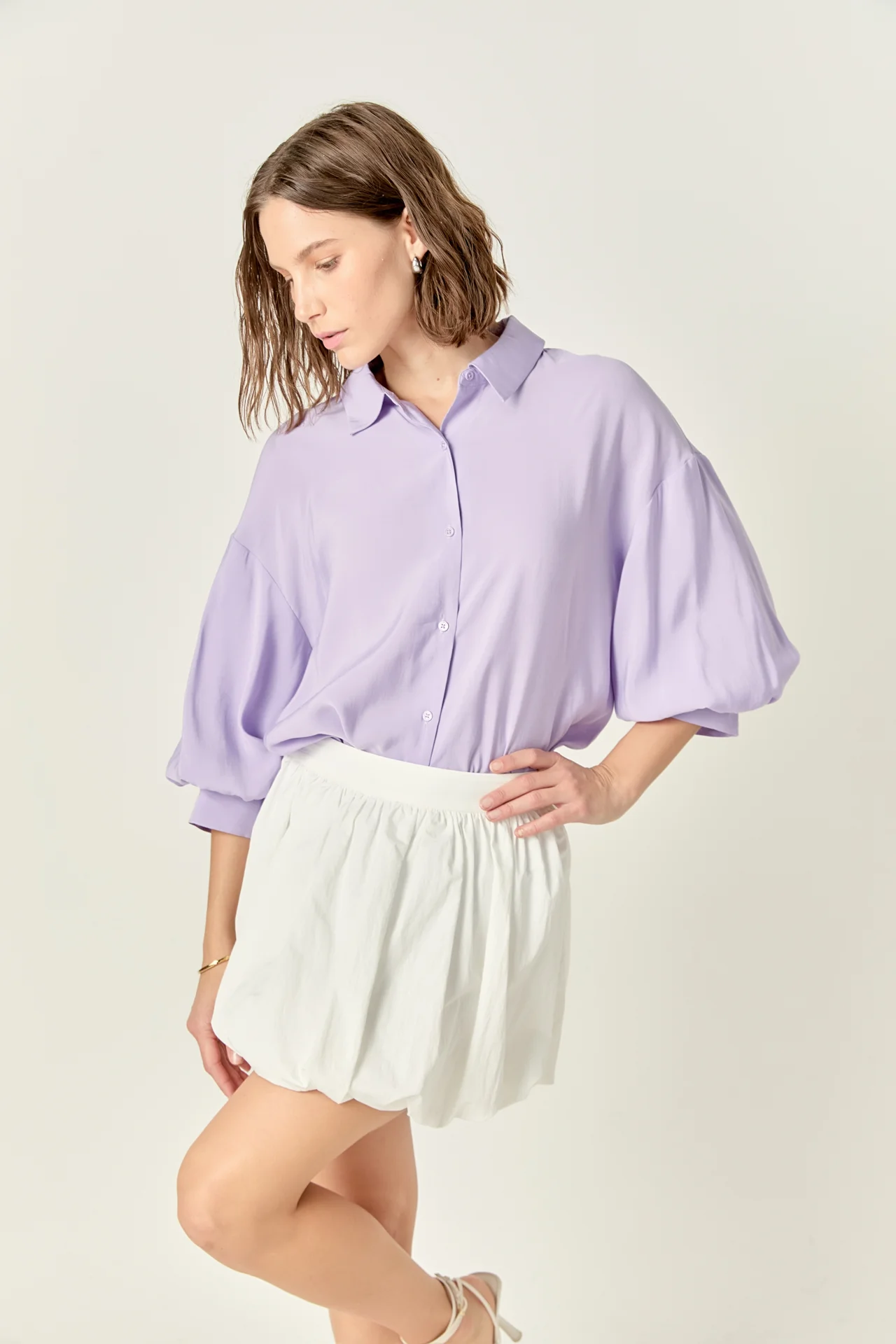 Balloon Sleeve Blouse - Image 39