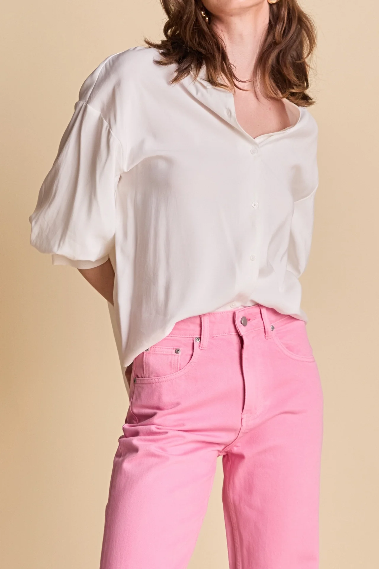 Balloon Sleeve Blouse - Image 41