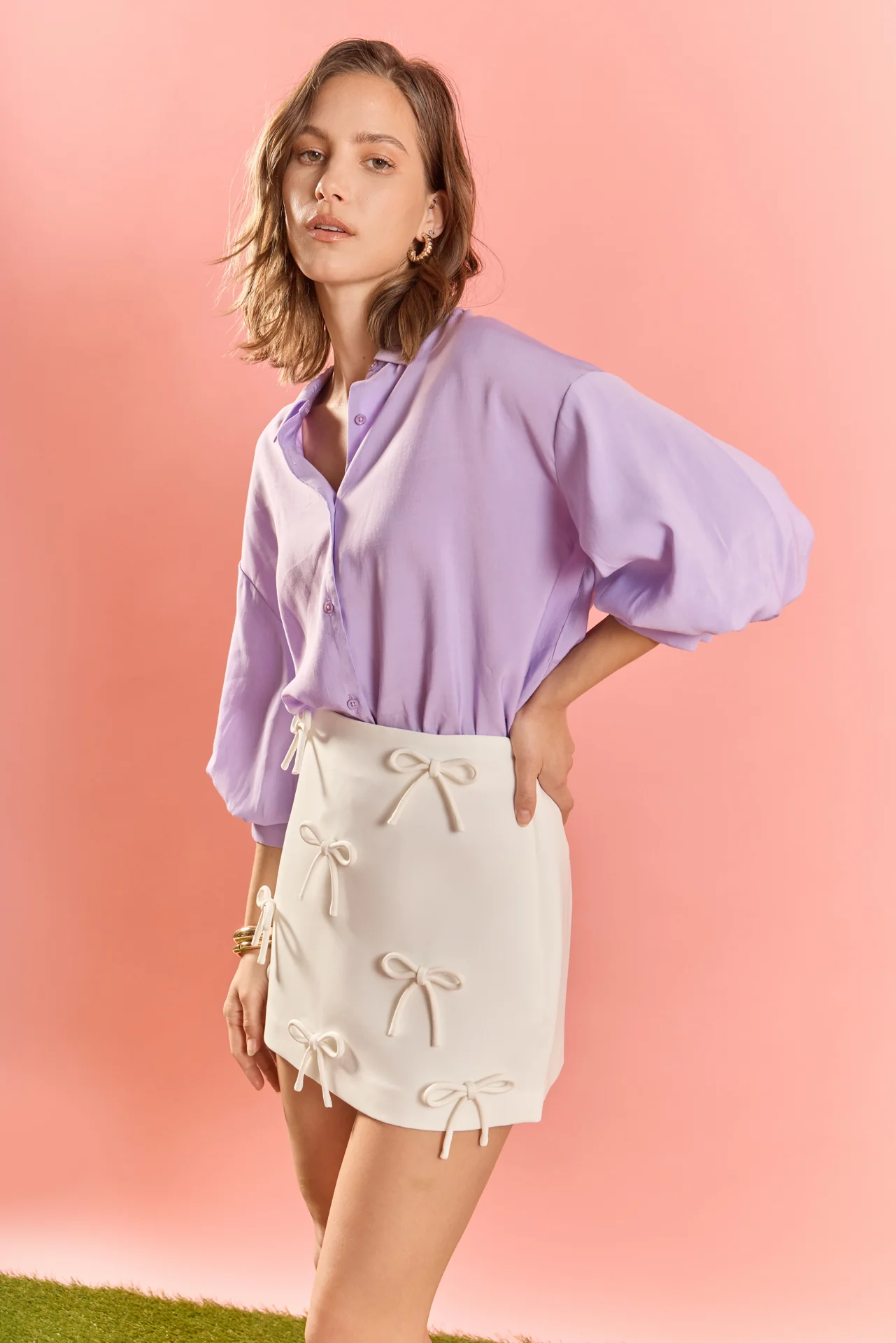 Balloon Sleeve Blouse - Image 5