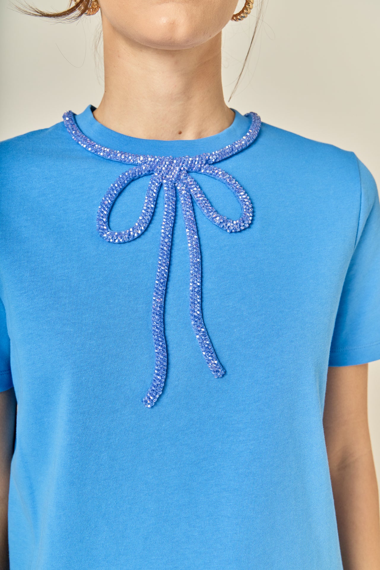Beaded Bow Tee - Image 11