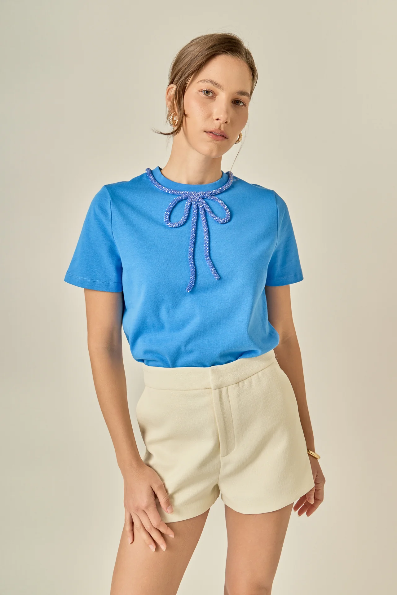 Beaded Bow Tee - Image 14