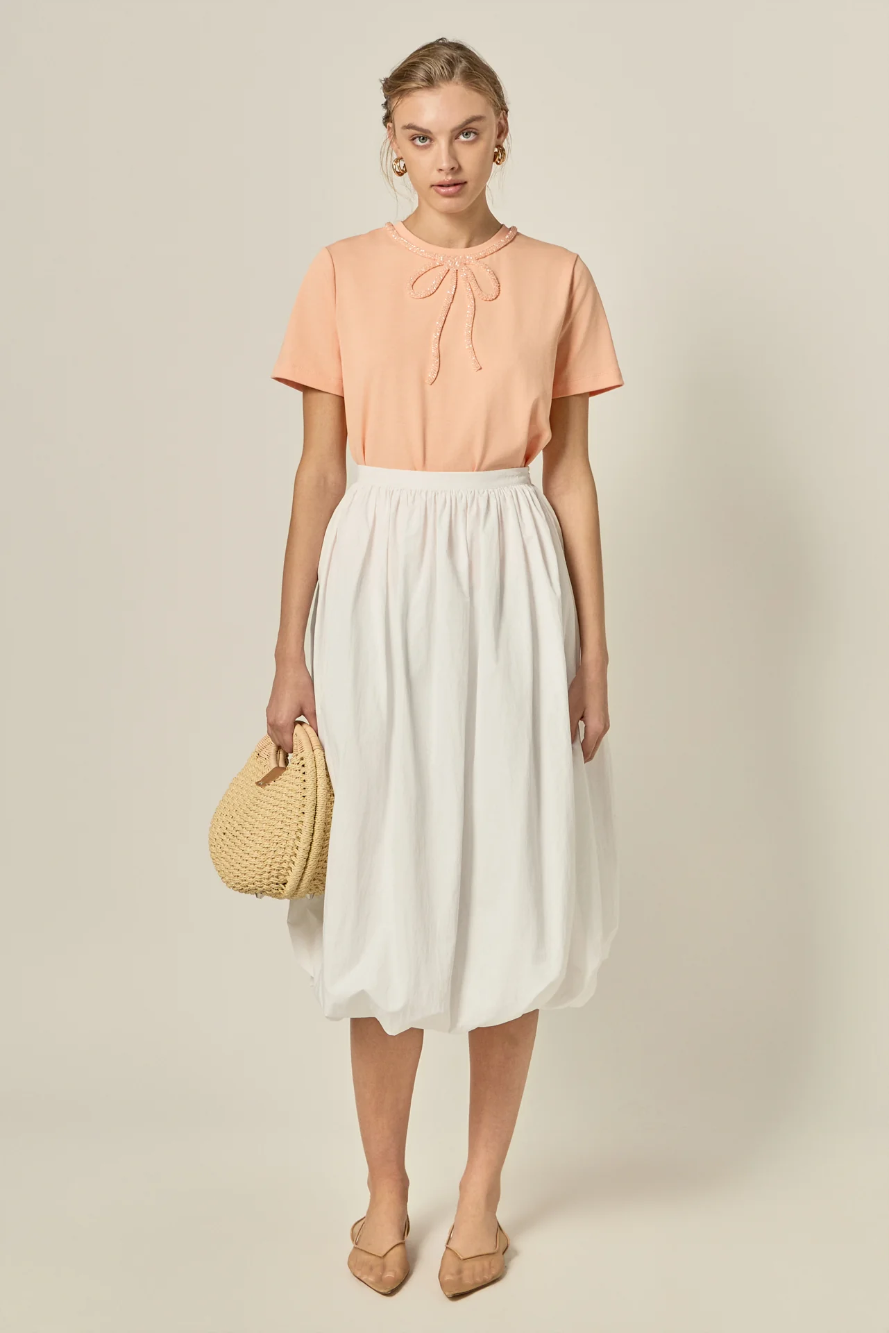 Beaded Bow Tee - Image 21