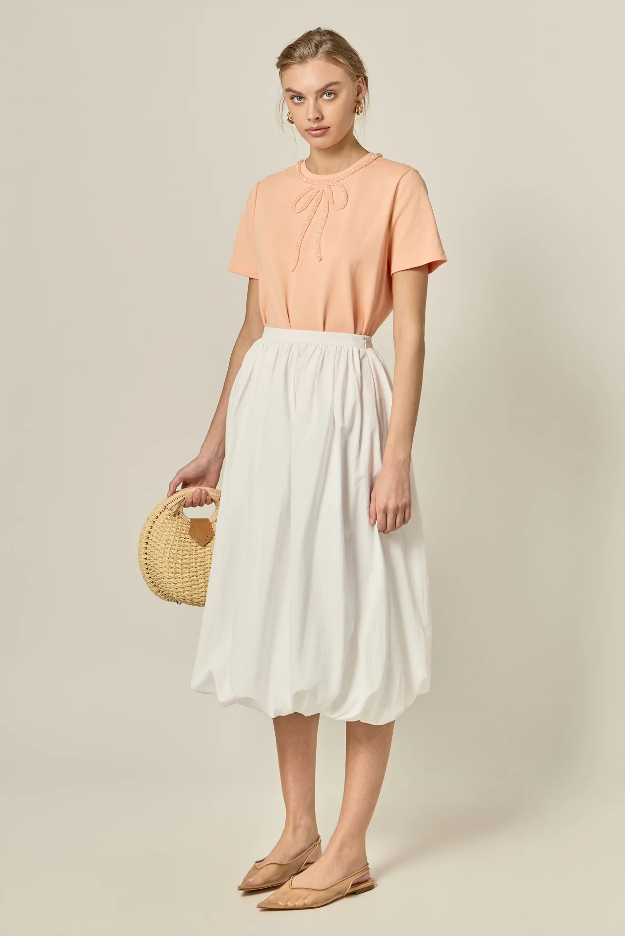 Beaded Bow Tee - Image 24