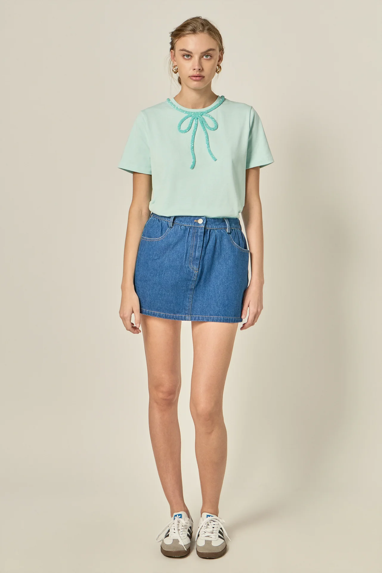 Beaded Bow Tee - Image 27