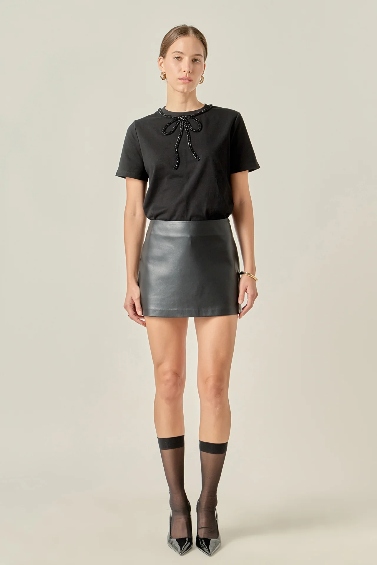 Beaded Bow Tee - Image 39