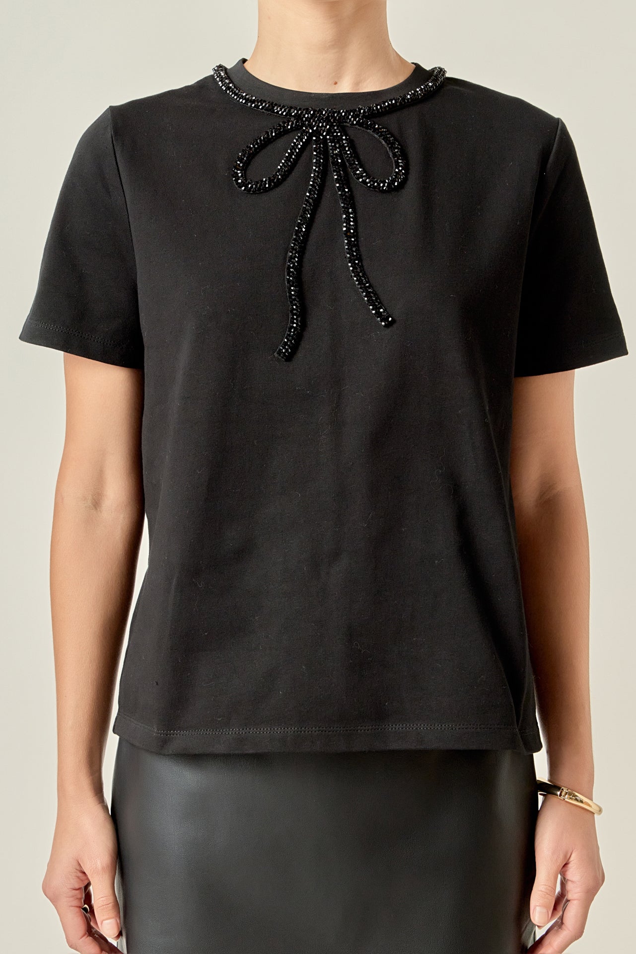 Beaded Bow Tee - Image 40