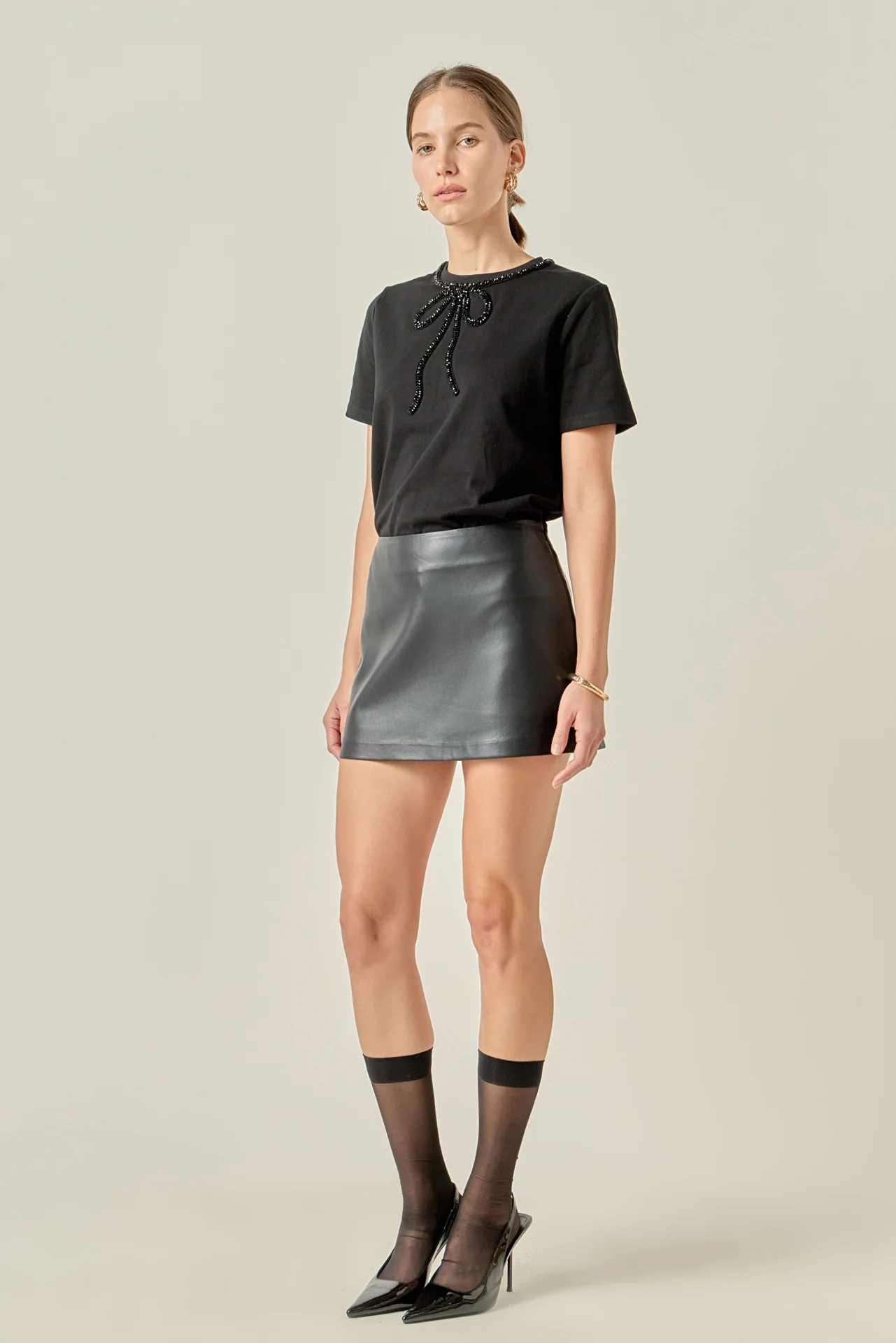 Beaded Bow Tee - Image 41