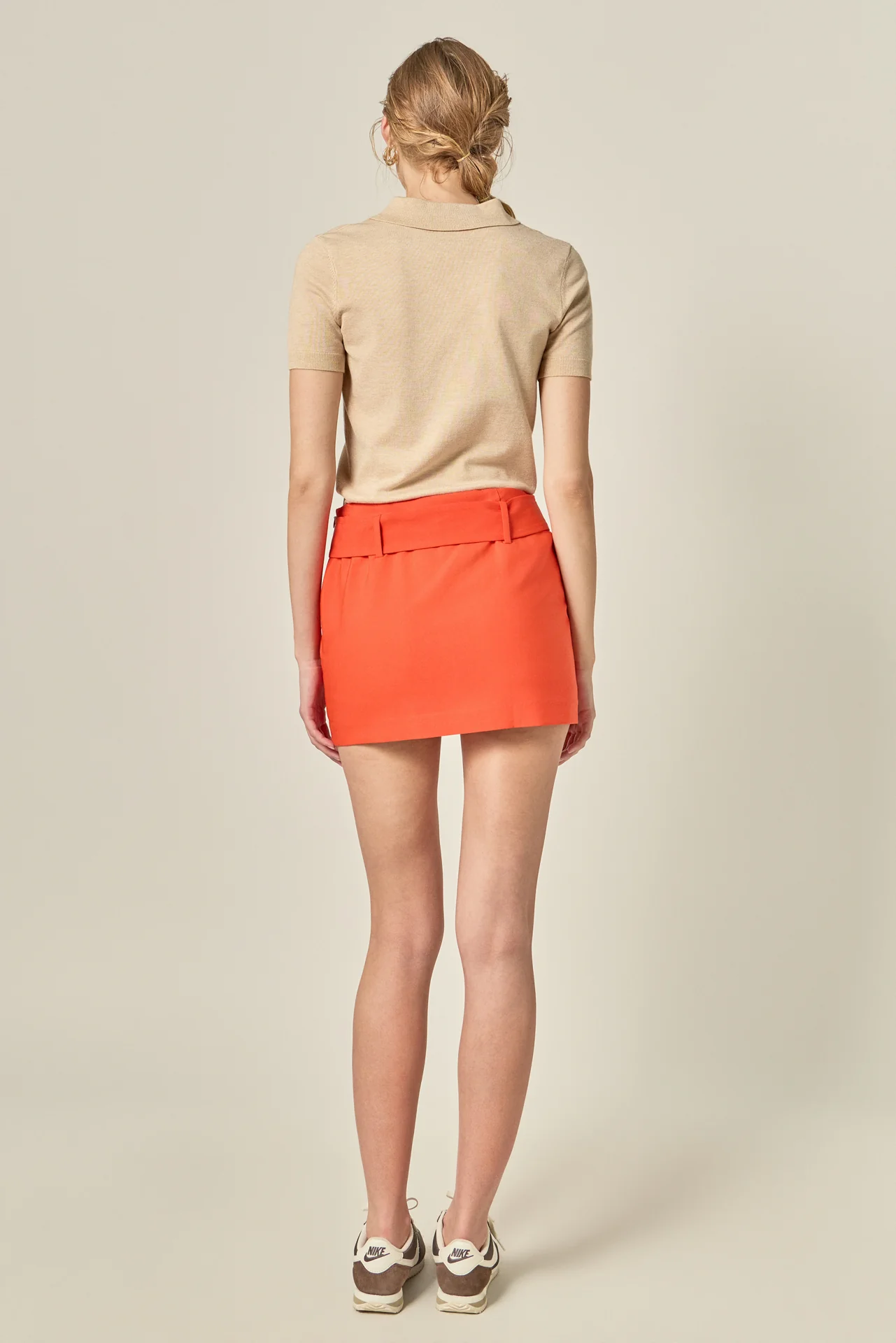 Belted Low Waist Skort - Image 12