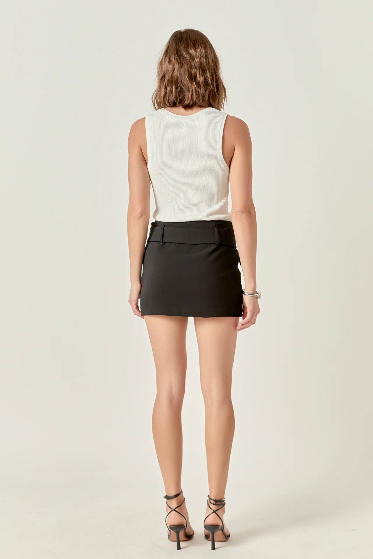 Belted Low Waist Skort - Image 18