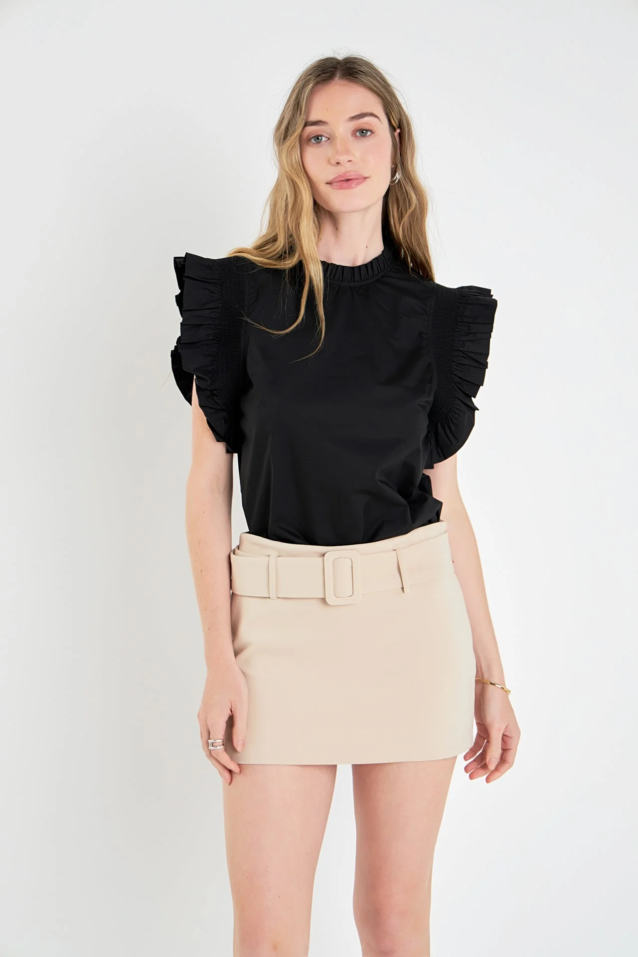 Belted Low Waist Skort - Image 35