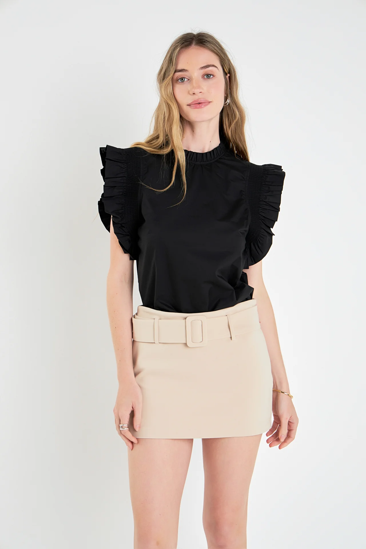 Belted Low Waist Skort - Image 40