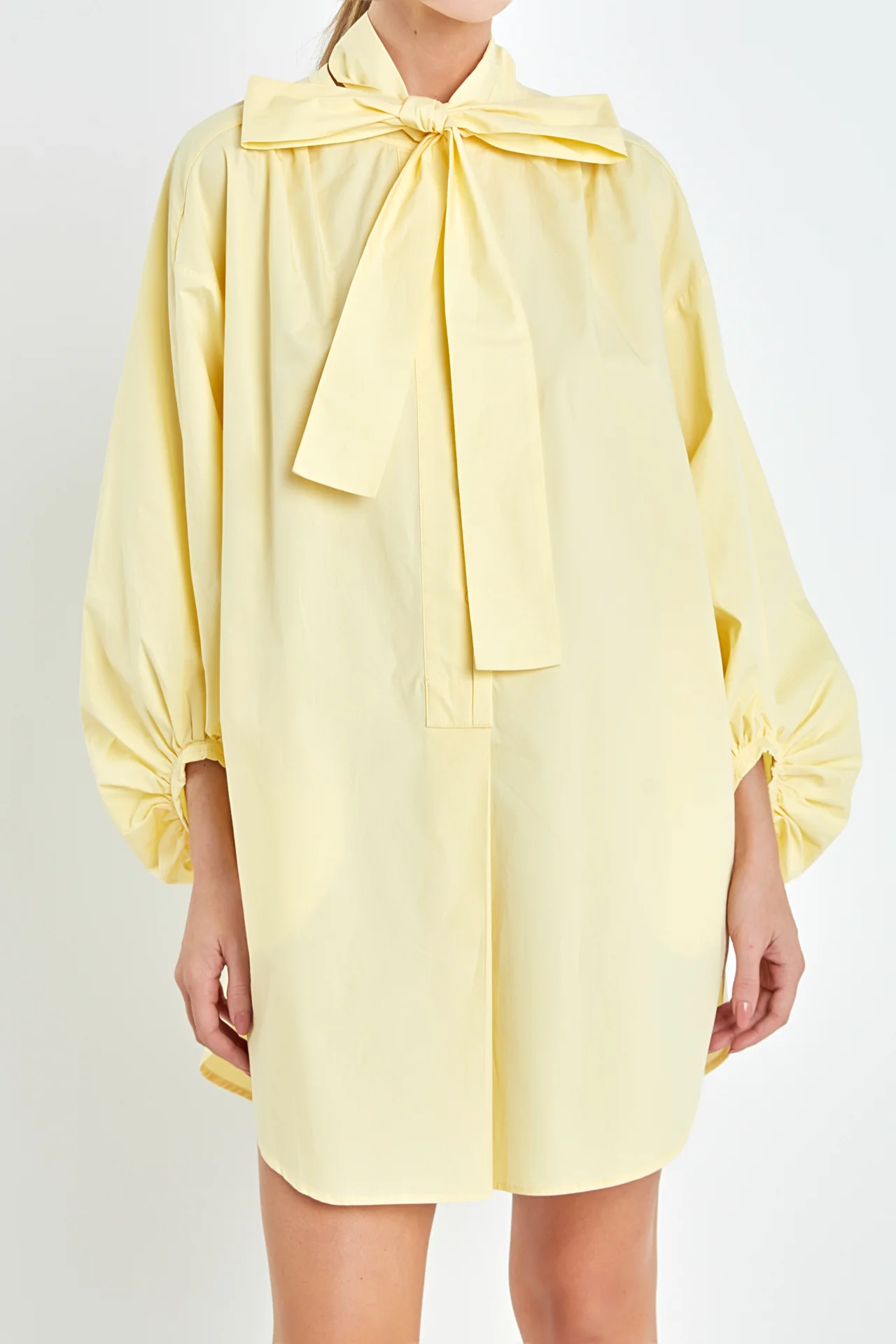 Billow Belted Mini Dress - Image 7