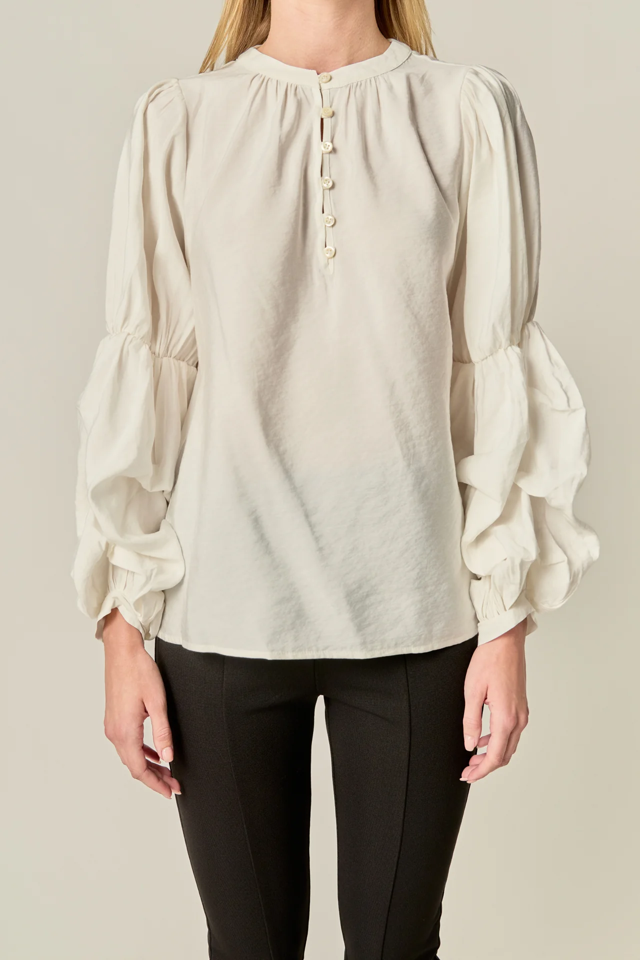 Blouson Sleeve Blouse - Image 2
