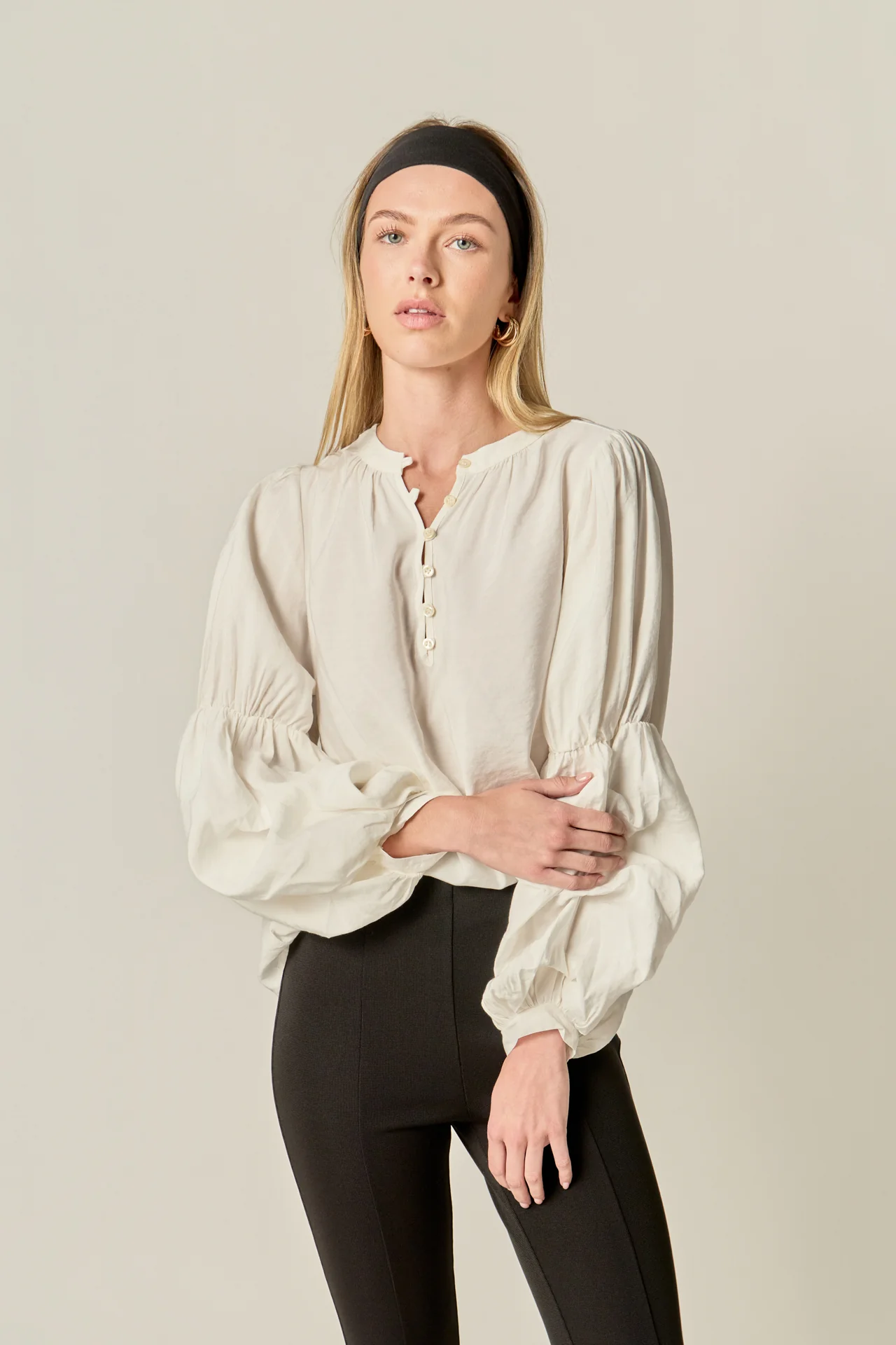 Blouson Sleeve Blouse - Image 5