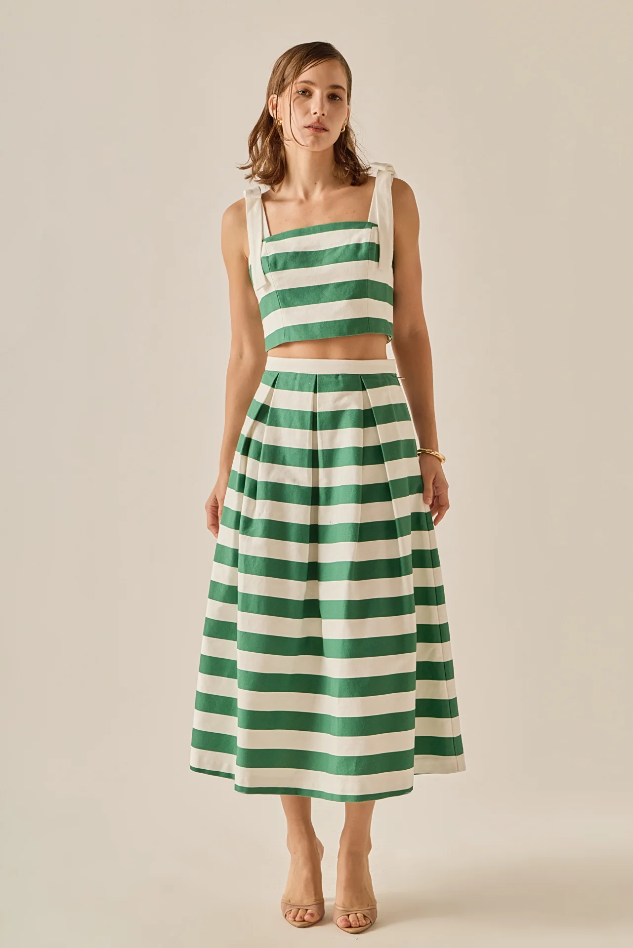 Bold Stripe Midi Skirt - Image 3