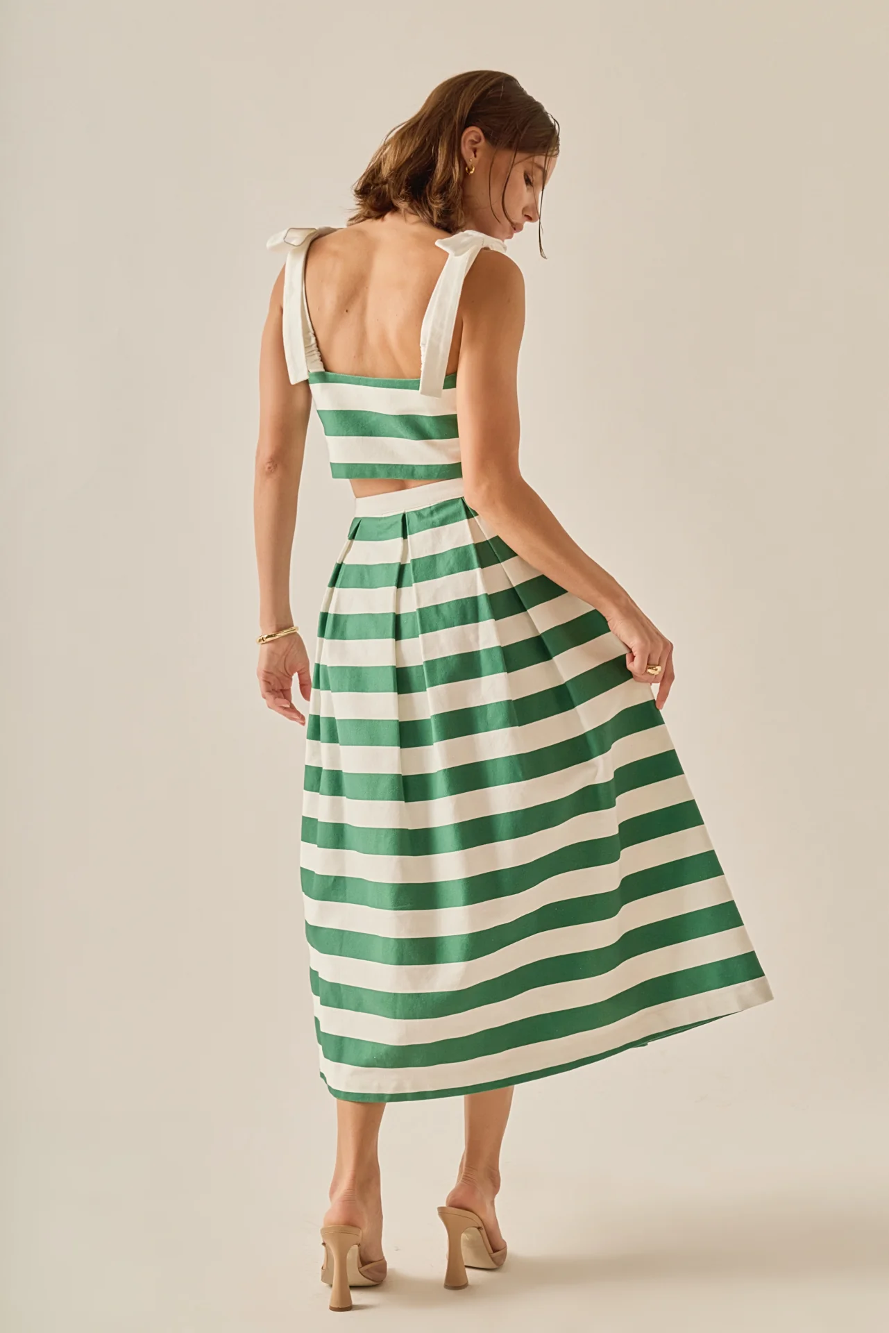 Bold Stripe Midi Skirt - Image 4