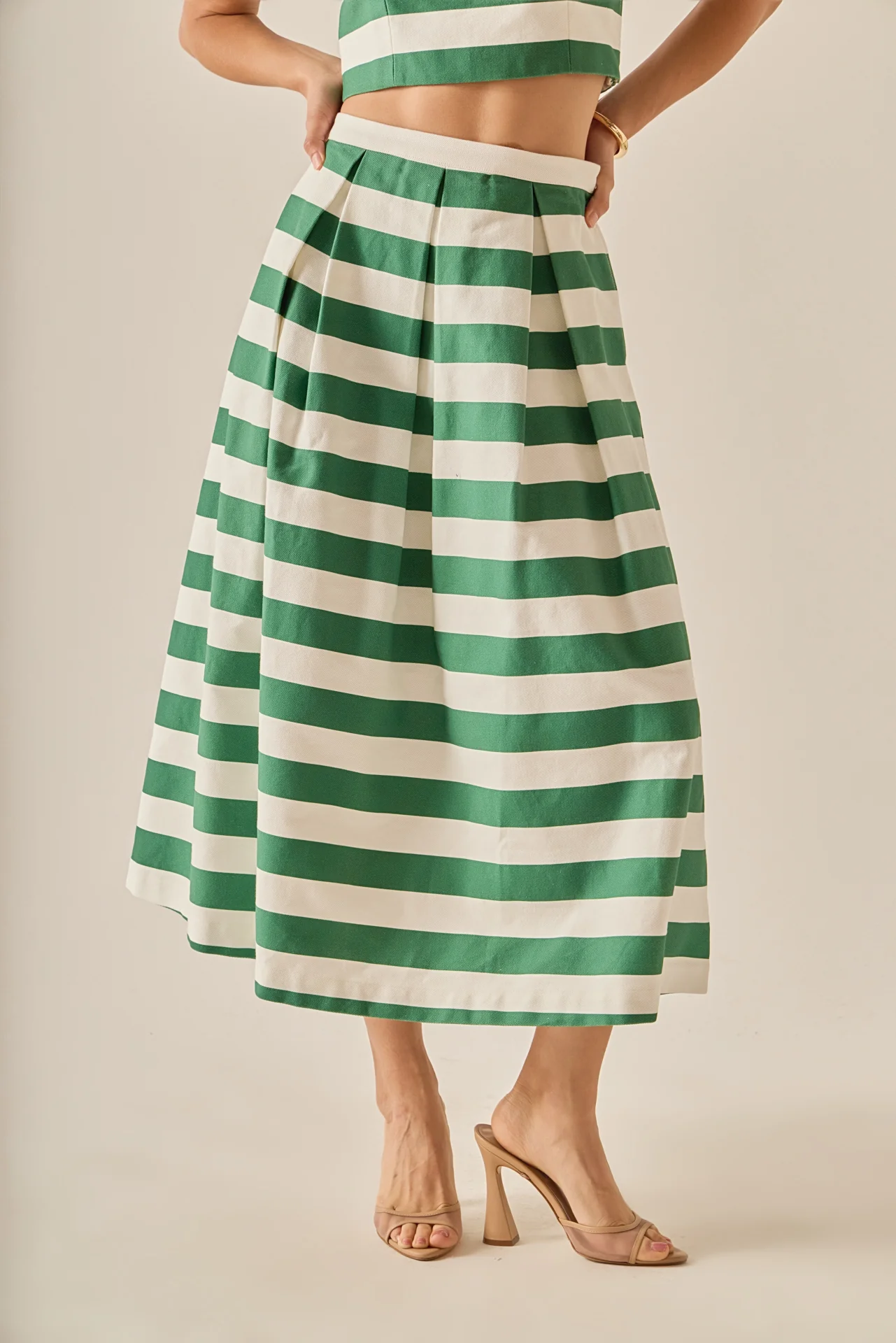 Bold Stripe Midi Skirt - Image 5