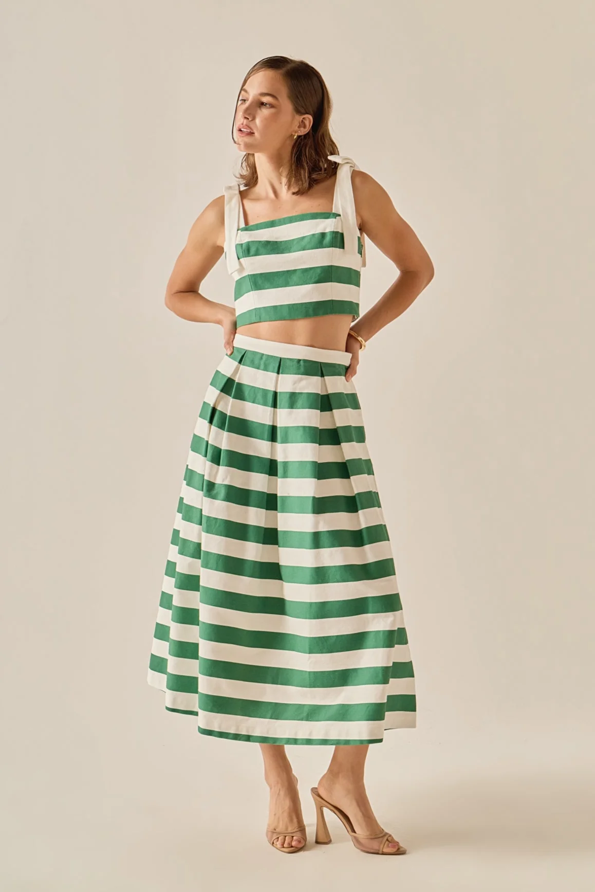 Bold Stripe Midi Skirt - Image 6