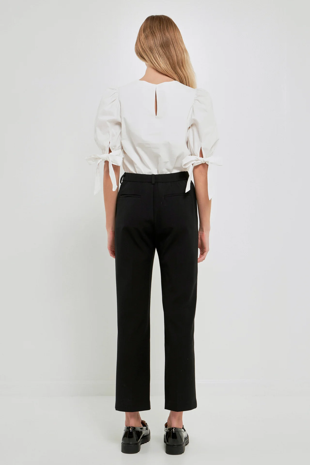 Bow Banded Puff Sleeve Blouse - Image 19