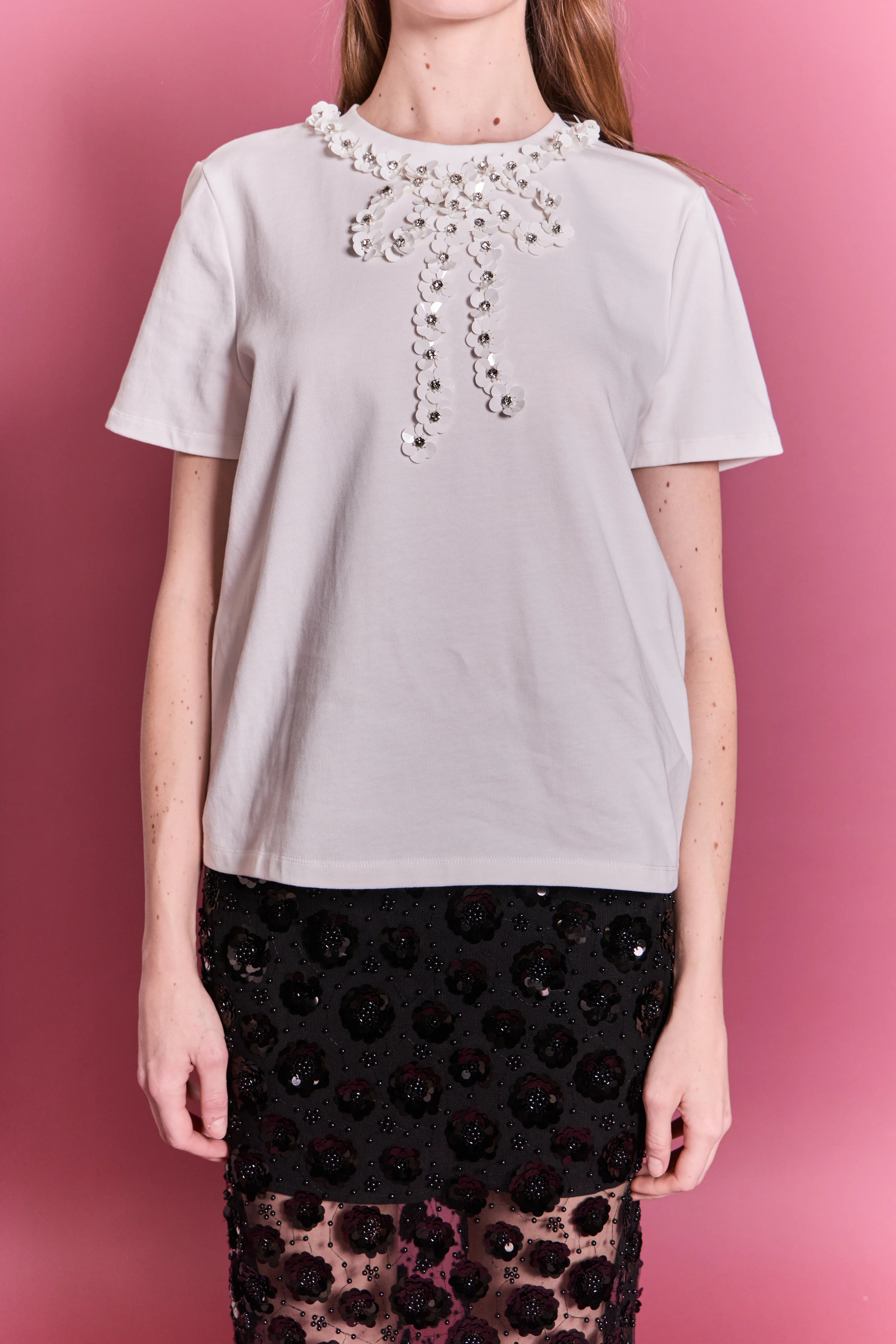 Bow Bead Detail Top - Image 2