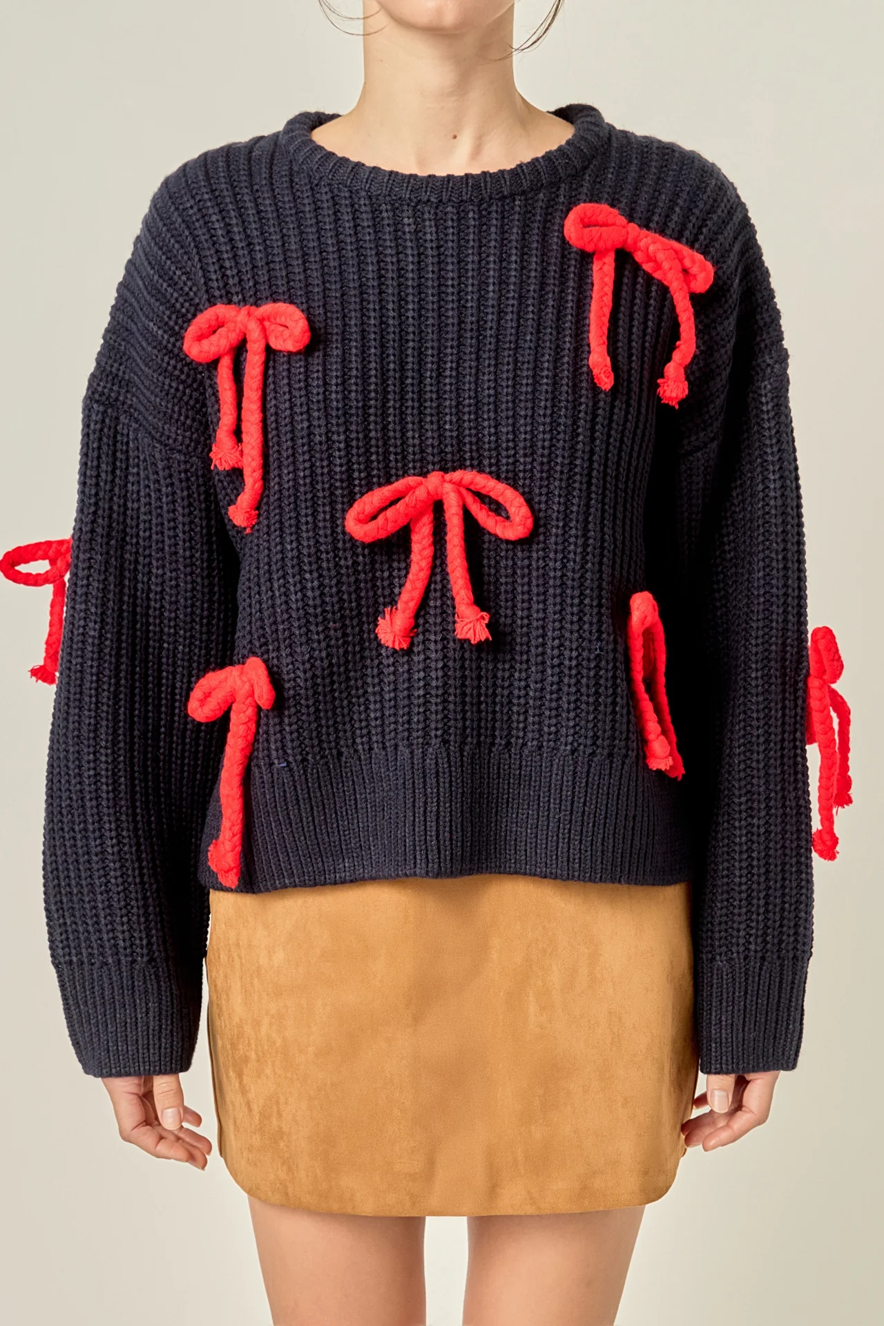 Bow Detailed Knit - Image 2