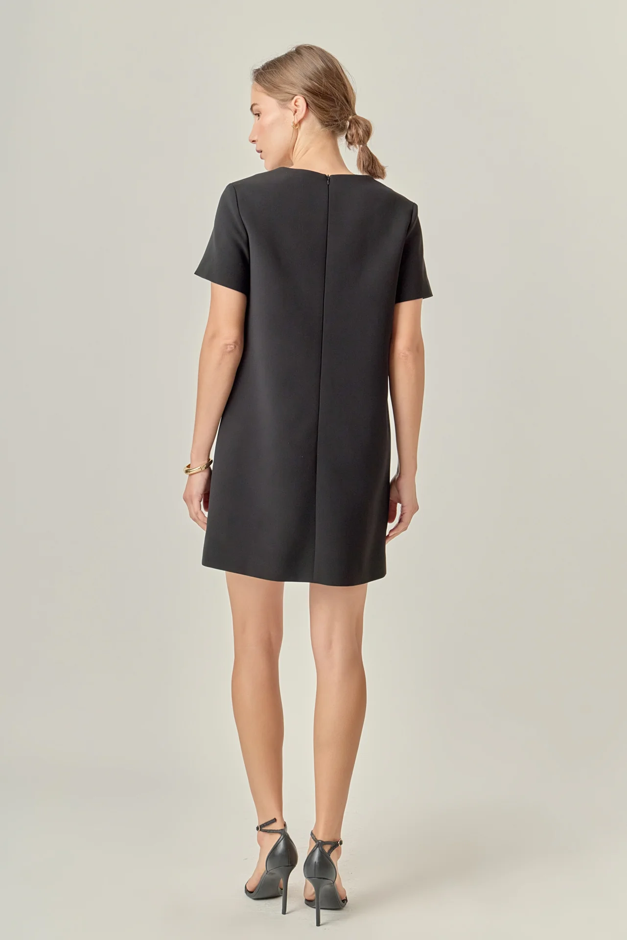 Bow Detailed Mini Dress - Image 4
