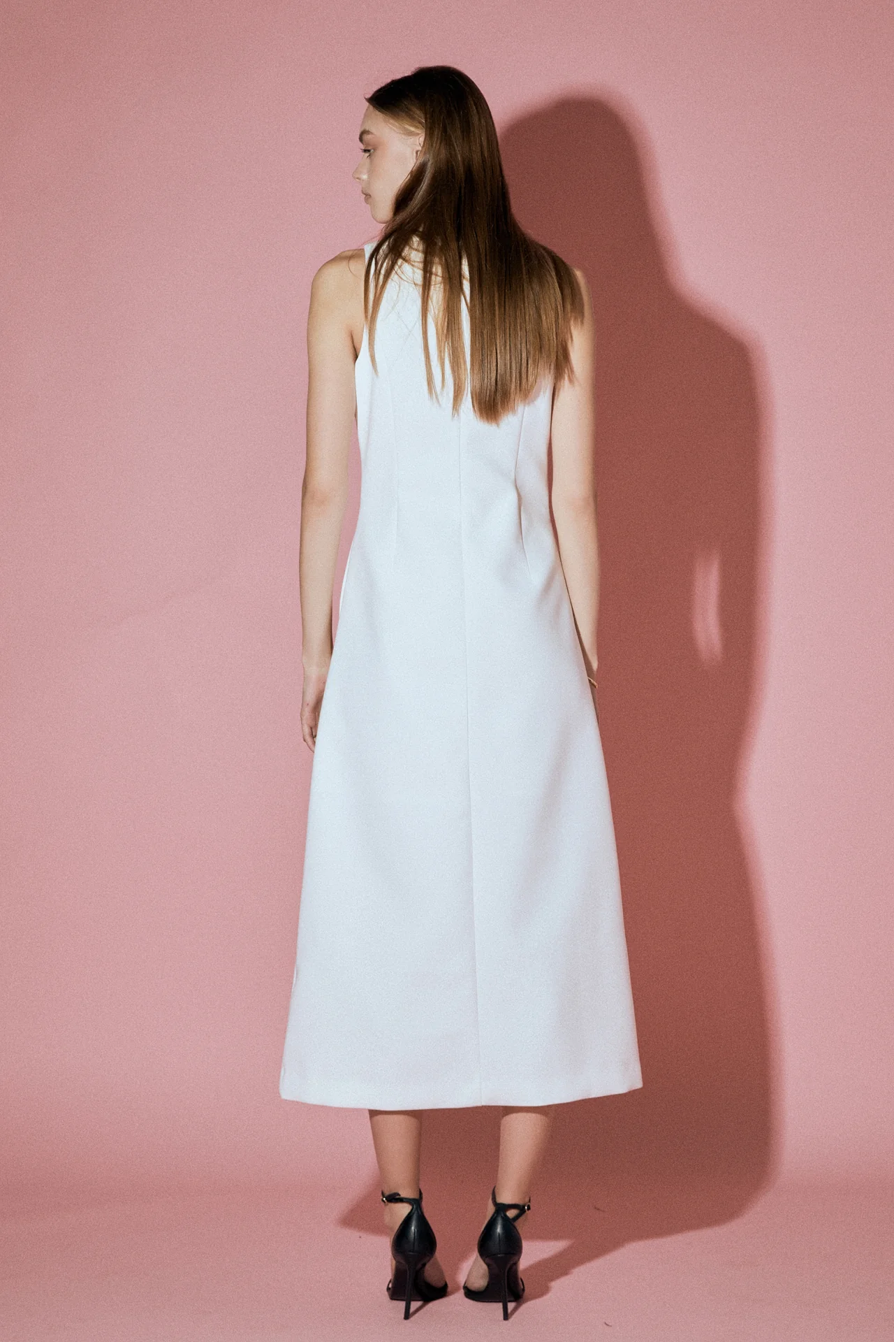 Bow Detailed Sleeveless Midi Dress - Image 10