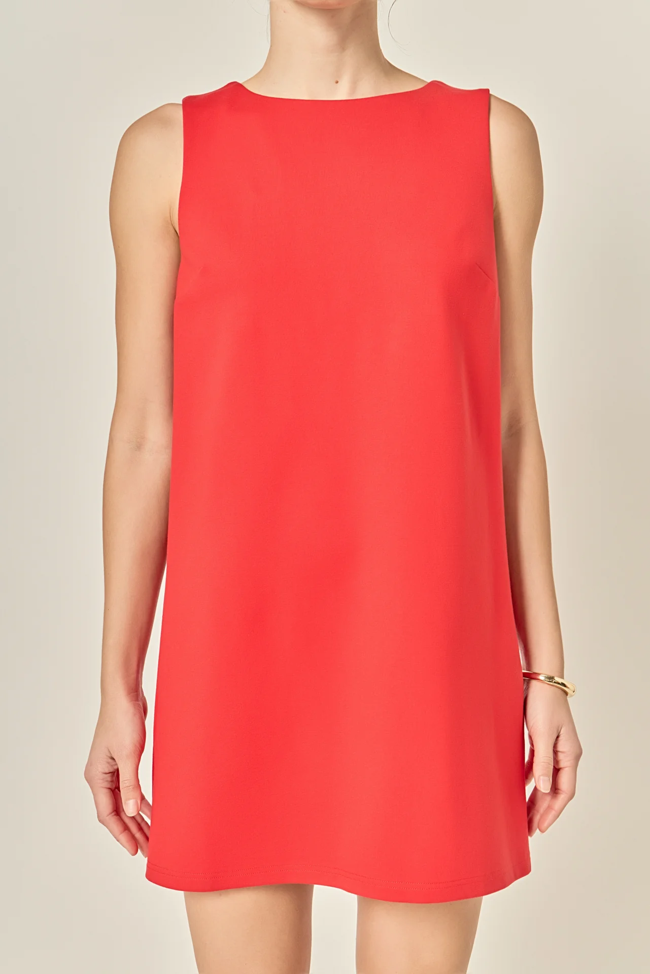 Bow Detailed Sleeveless Stretchy Dress - Image 2