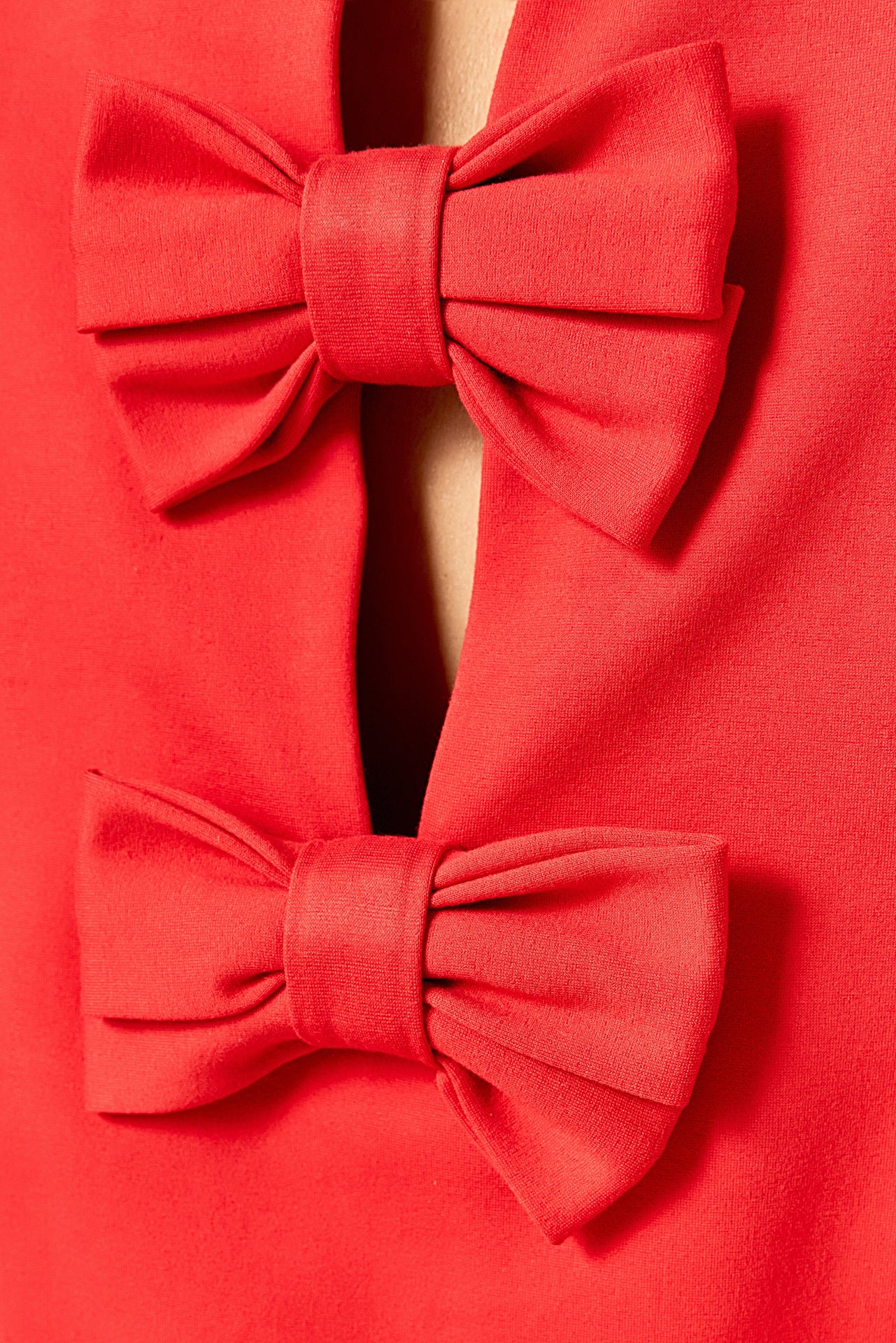 Bow Detailed Sleeveless Stretchy Dress - Image 4