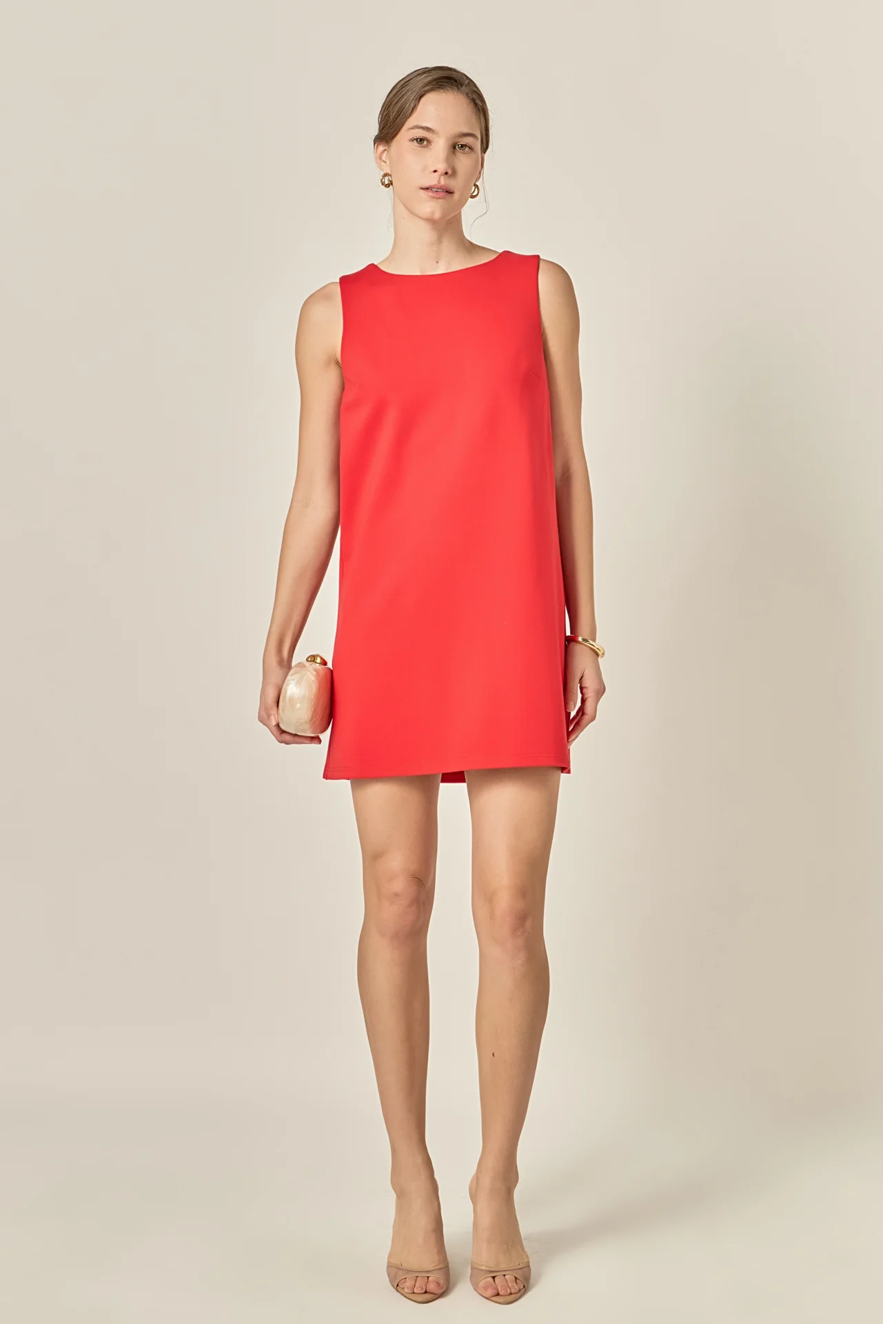 Bow Detailed Sleeveless Stretchy Dress - Image 5