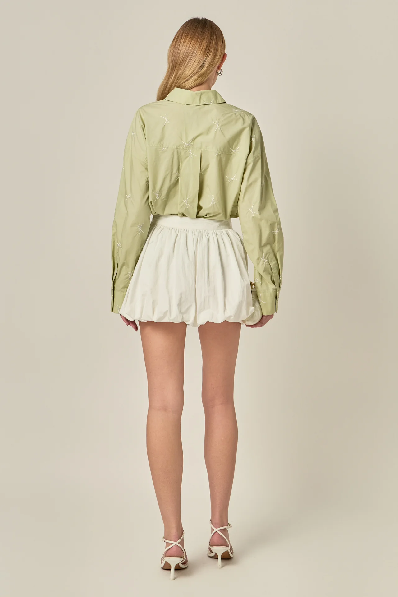 Bow Embroidery Shirt - Image 5