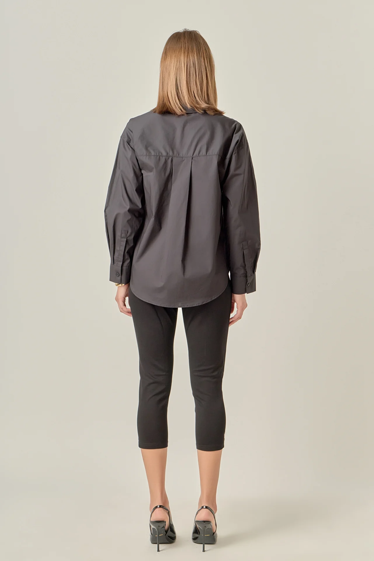 Bow Poplin Shirt - Image 4