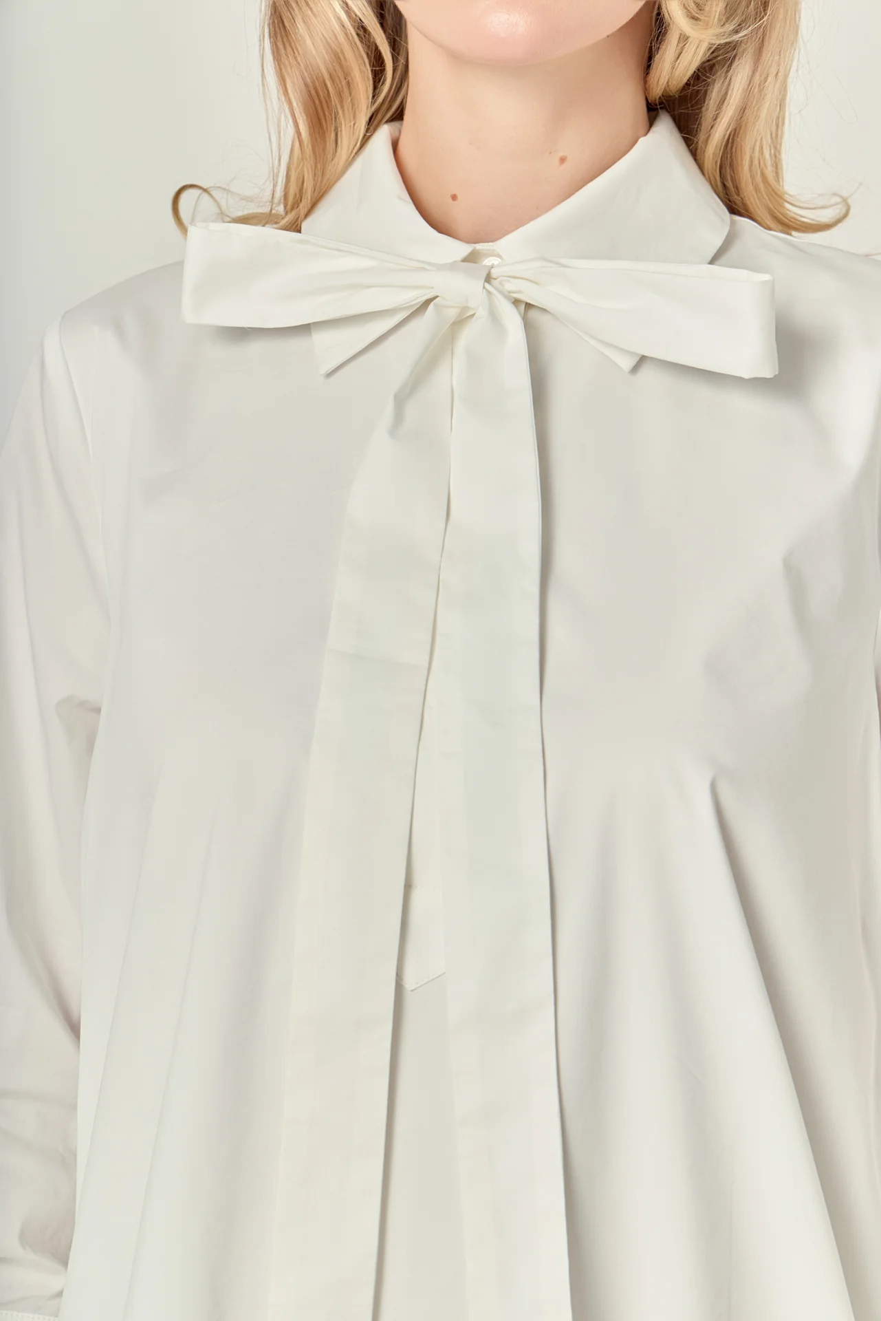 Bow Shirt Dress - Image 15