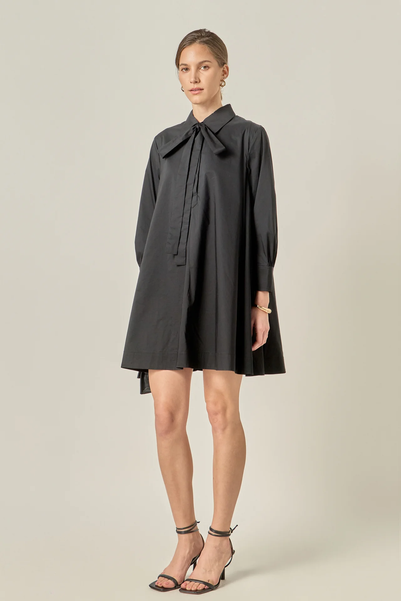 Bow Shirt Dress - Image 5