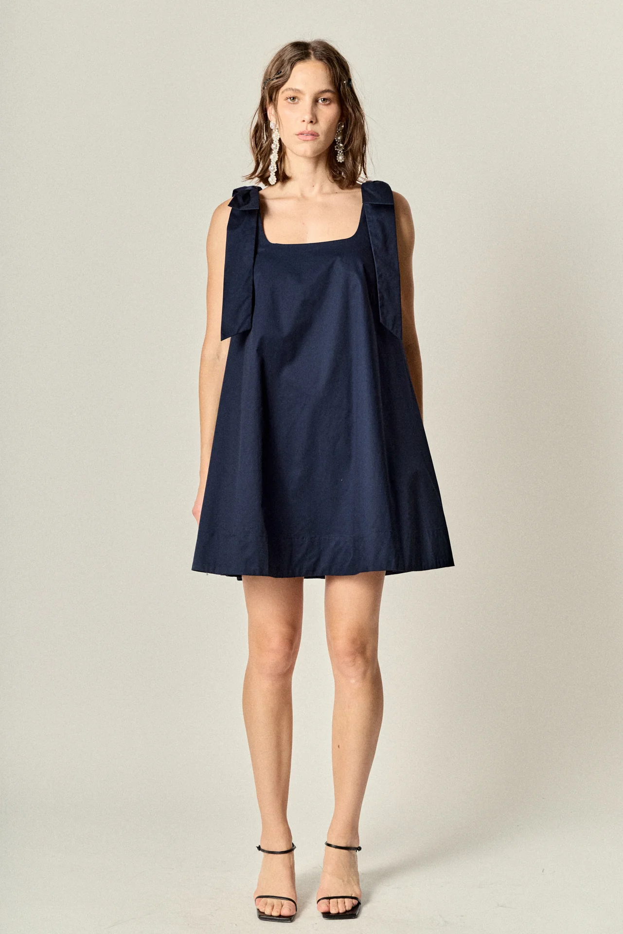 Femme Bow Detail Mini Dress - Image 10